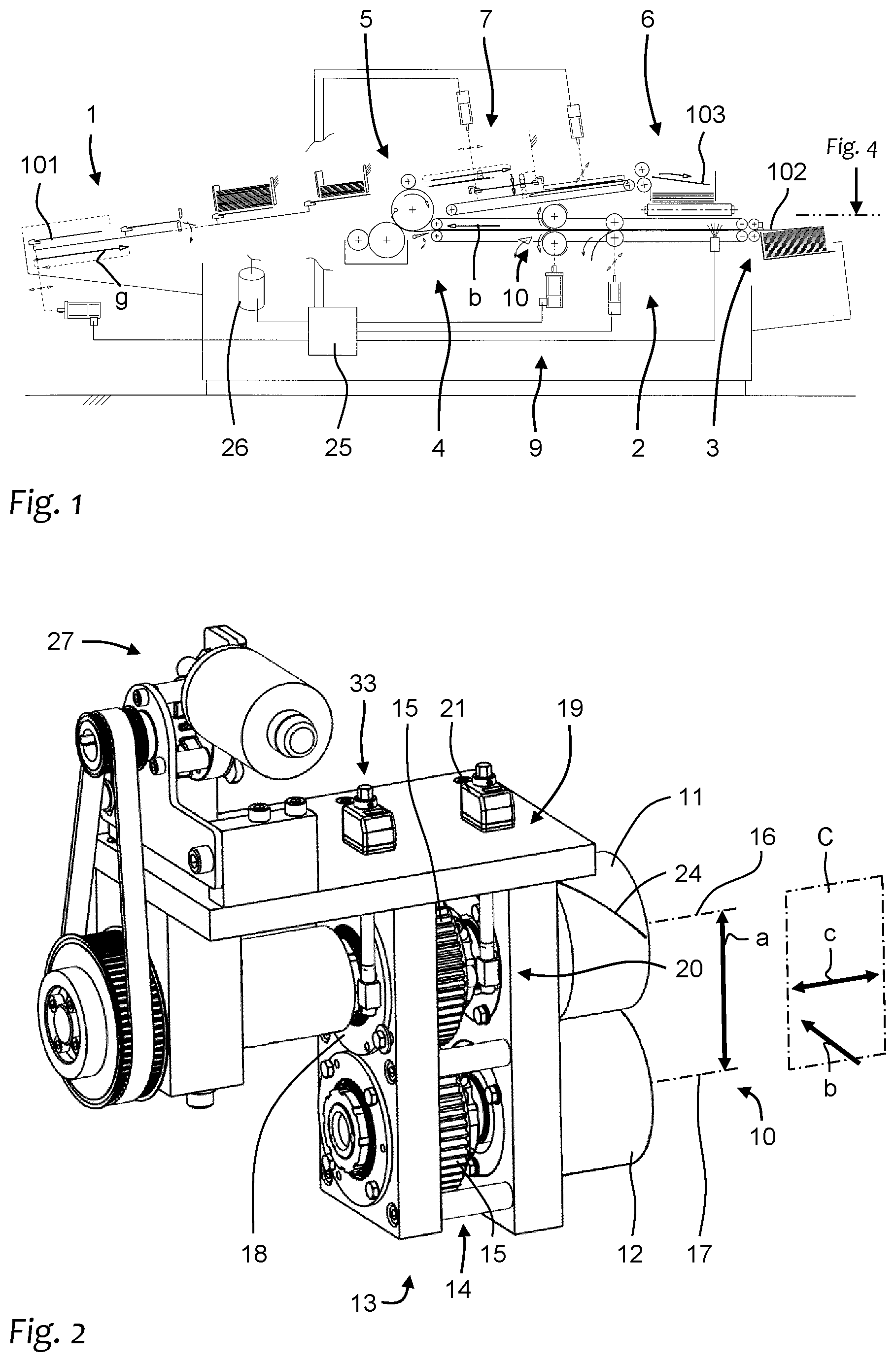 Patent US11780198 Figure 1 – Device for producing book covers, box lids or game boards