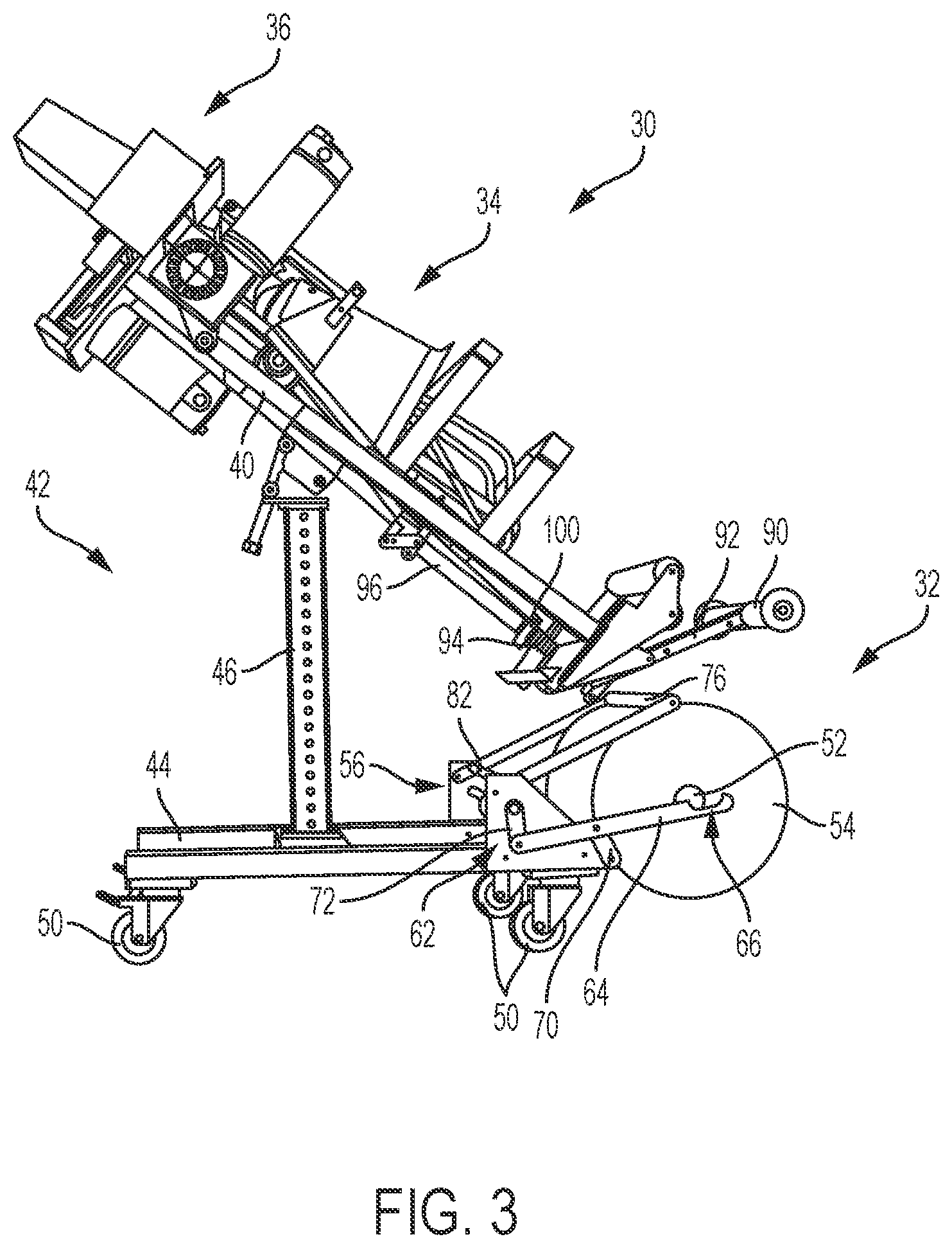 Patent US11780202 Figure 3 – Dunnage conversion machine and method