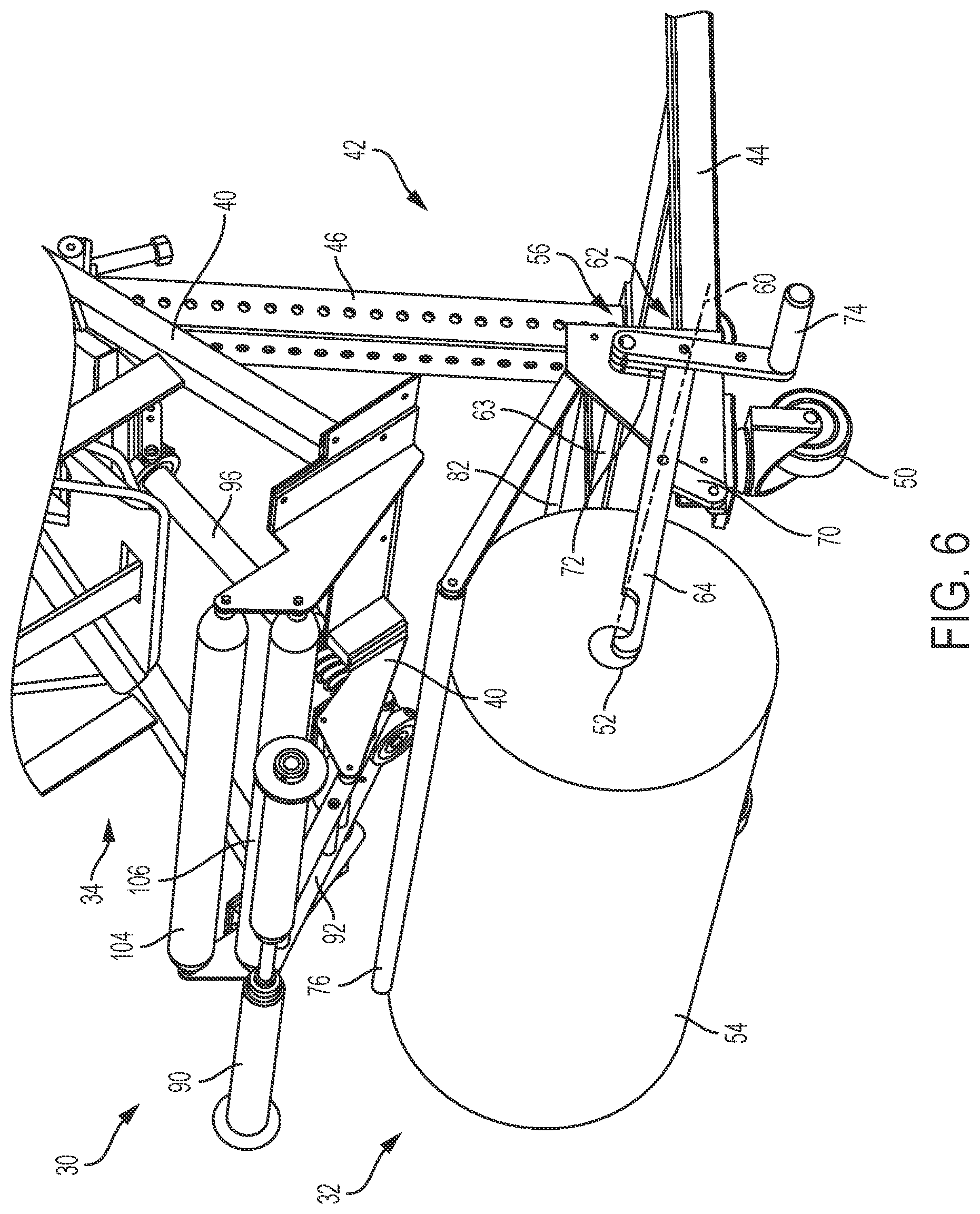 Patent US11780202 Figure 6 – Dunnage conversion machine and method