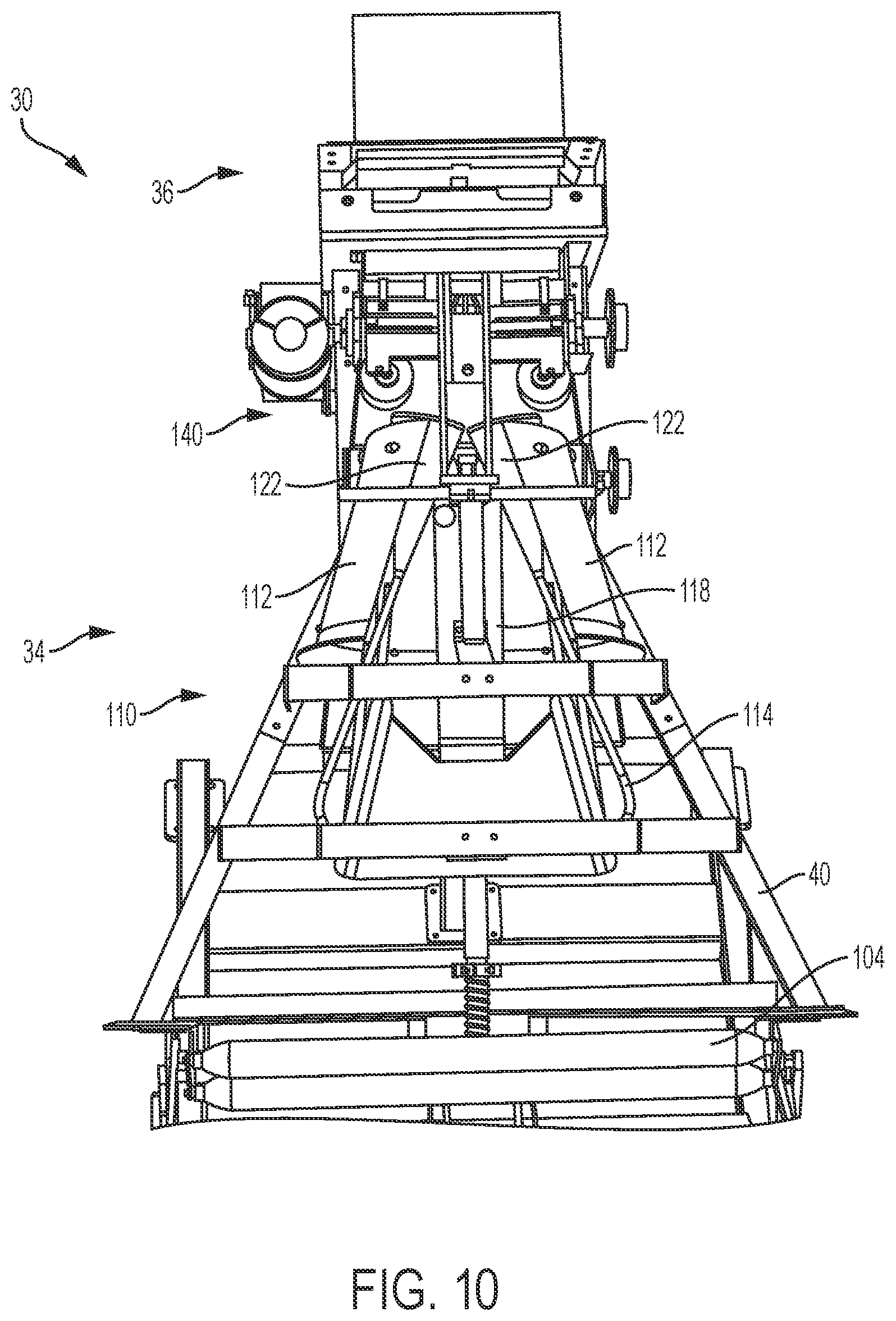 Patent US11780202 Figure 10 – Dunnage conversion machine and method