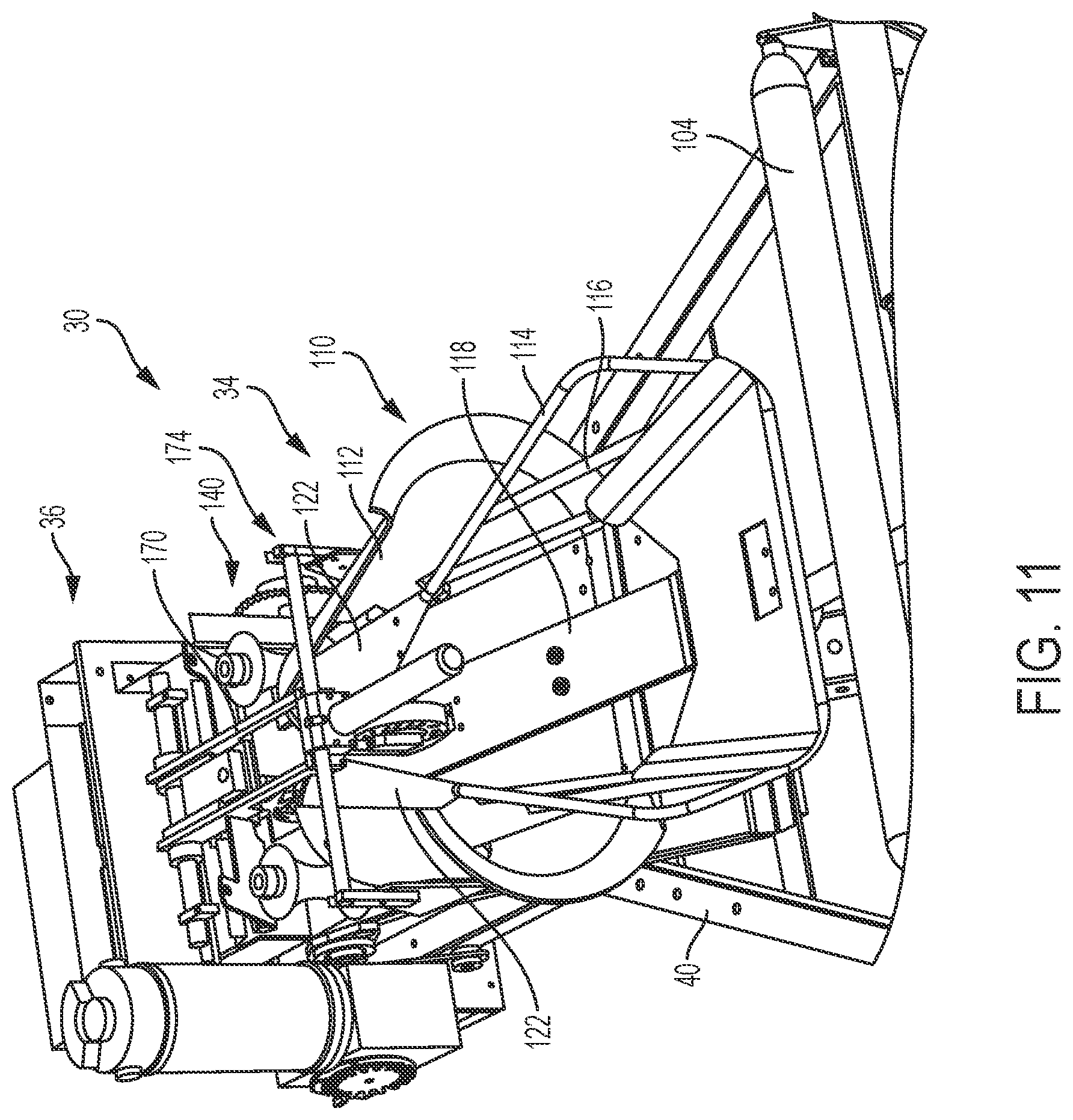 Patent US11780202 Figure 11 – Dunnage conversion machine and method
