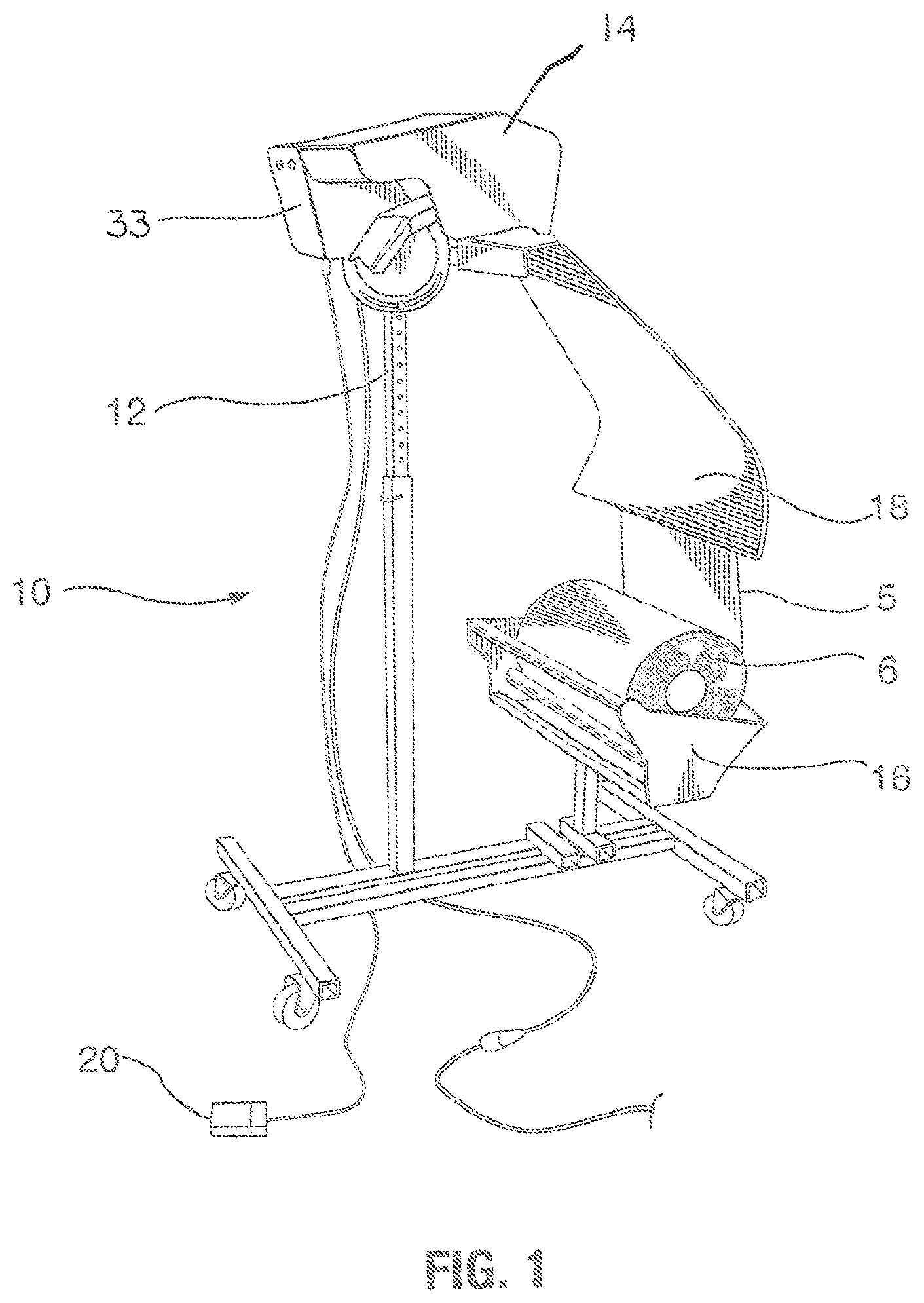 Patent US11780203 Figure 1 – Paper crumpling machine
