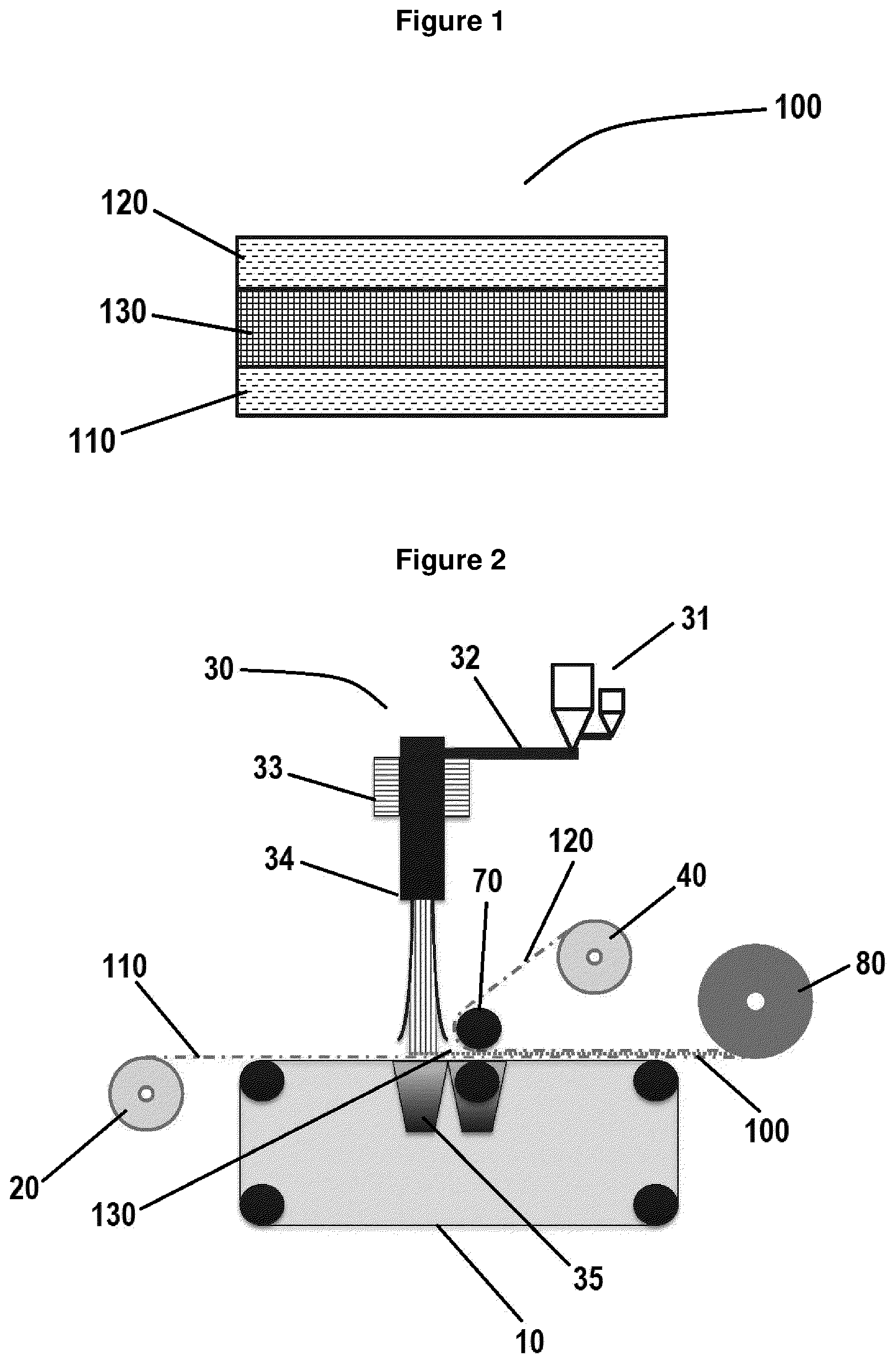 Patent US11780207 Figure 1 – Elastic nonwoven fabric sheets and methods for making the same