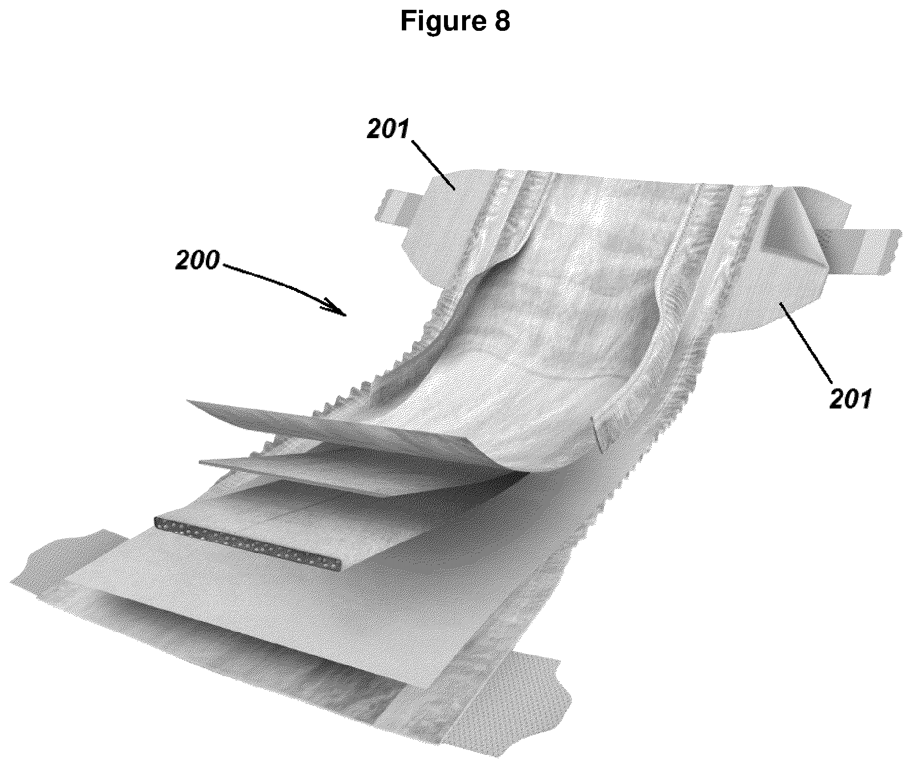 Patent US11780207 Figure 6 – Elastic nonwoven fabric sheets and methods for making the same