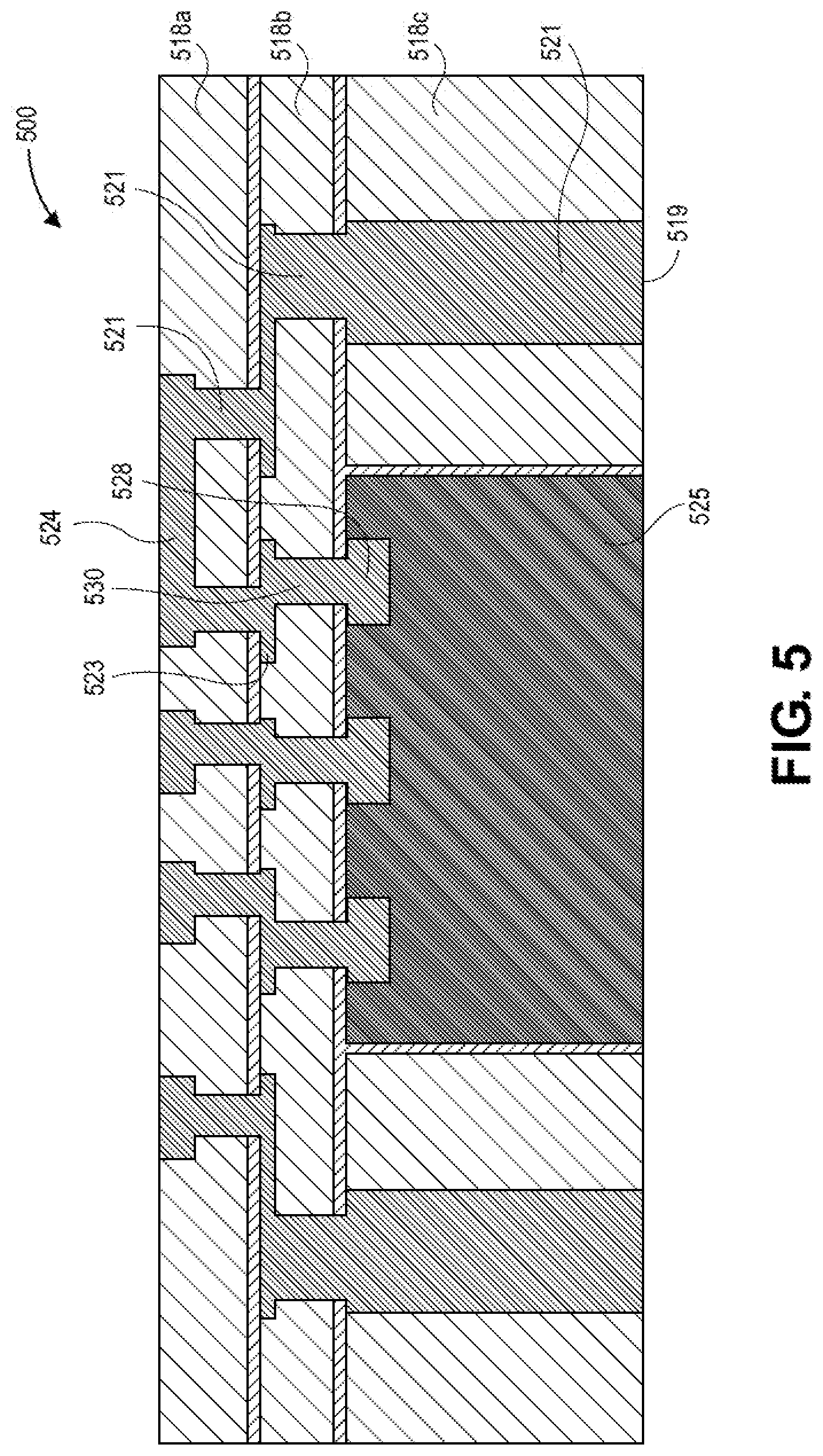 Patent US11780210 Figure 6 – Glass dielectric layer with patterning