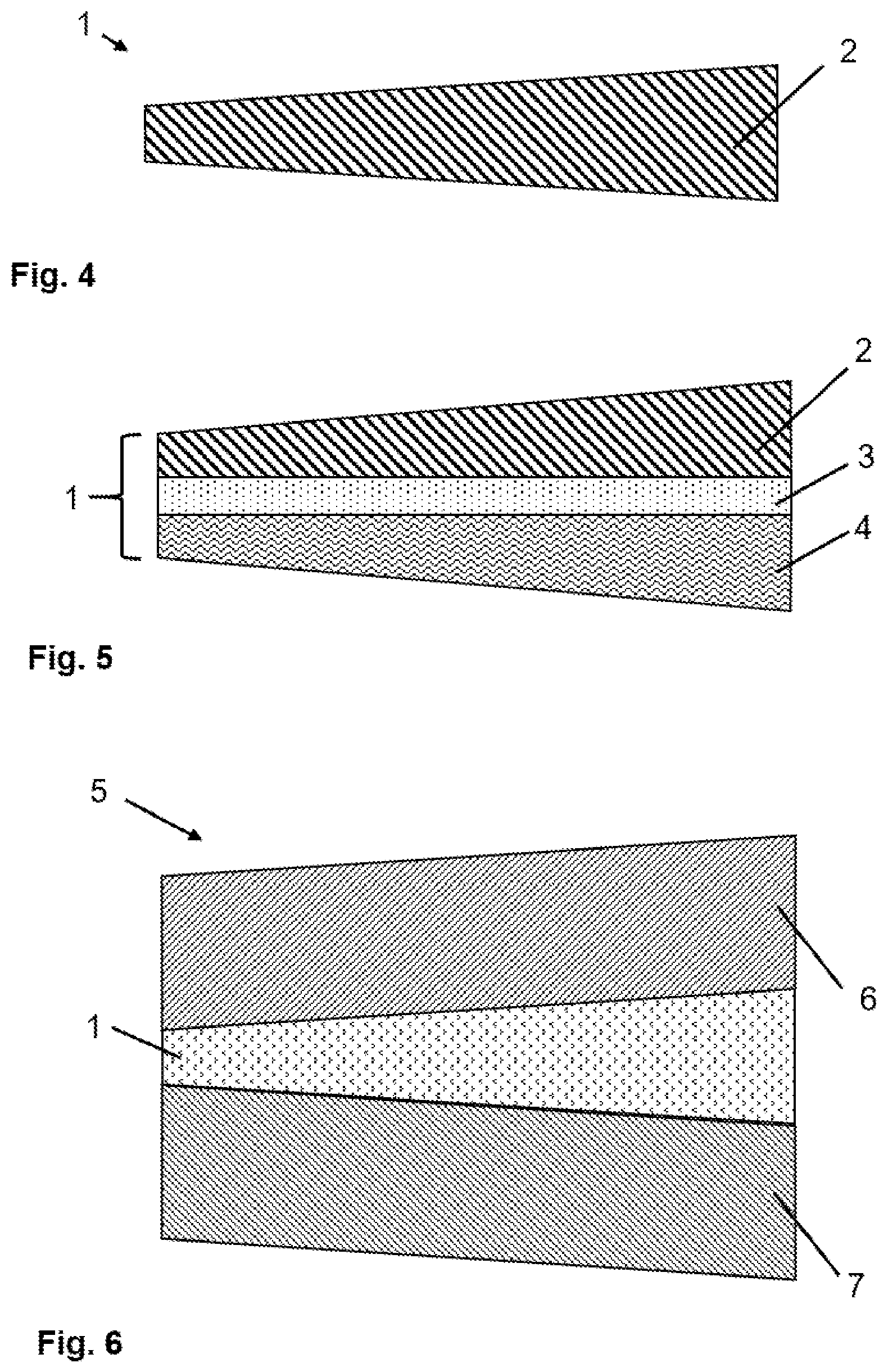 Patent US11780211 Figure 2 – Colored thermoplastic intermediate layer with wedge-shaped cross-section