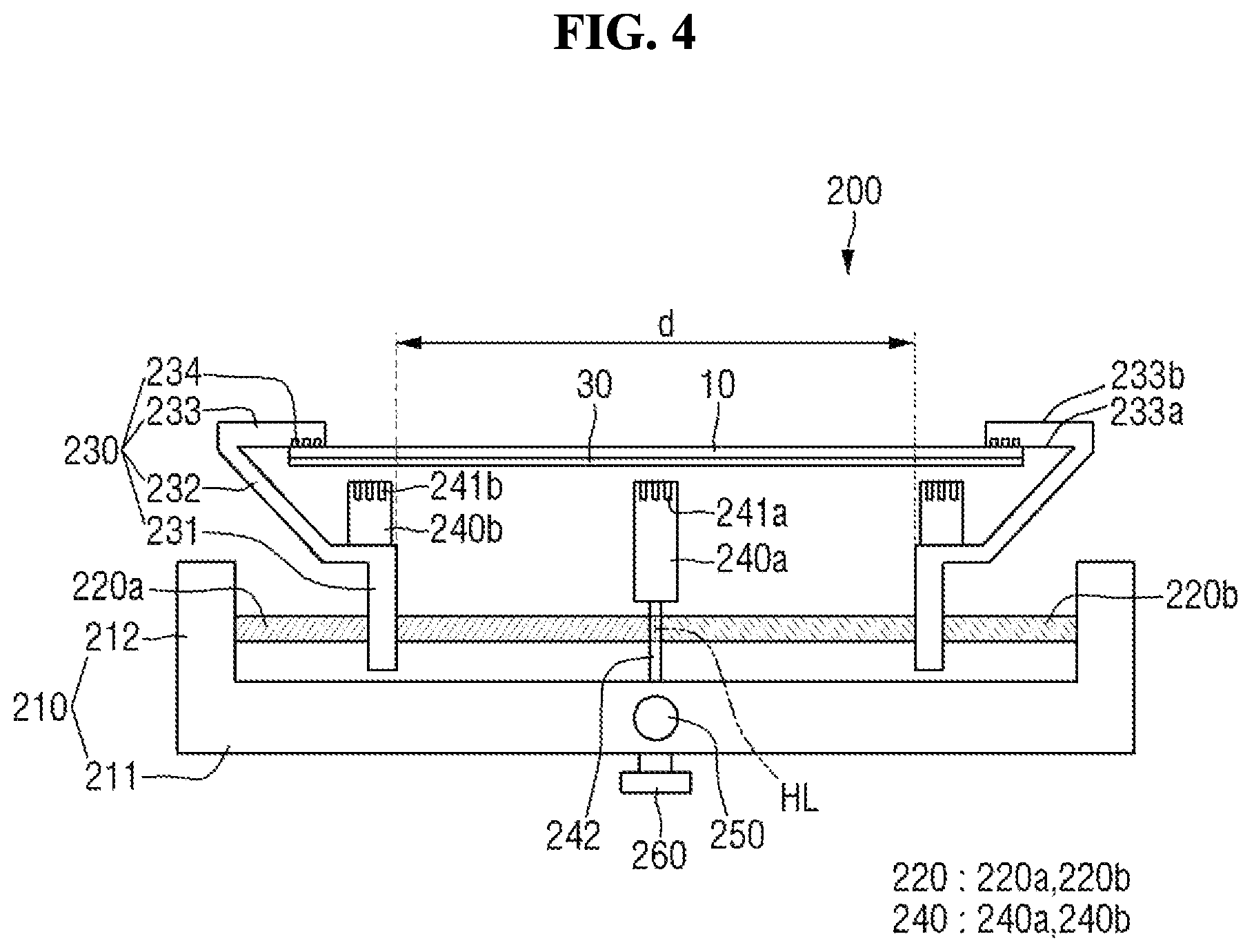 Patent US11780216 Figure 4 – Apparatus for manufacturing display device and method for manufacturing display device