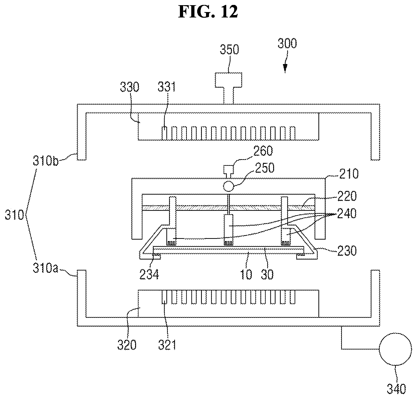 Patent US11780216 Figure 12 – Apparatus for manufacturing display device and method for manufacturing display device