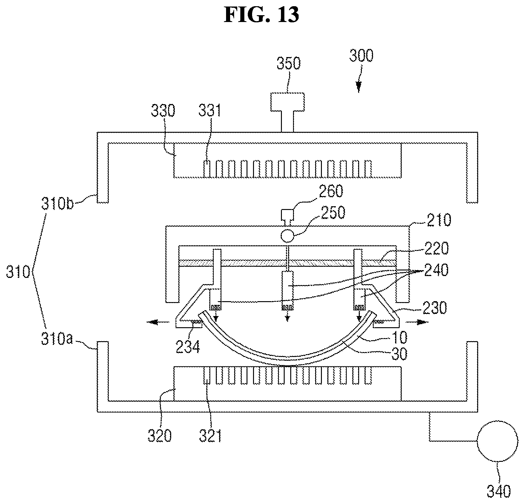 Patent US11780216 Figure 13 – Apparatus for manufacturing display device and method for manufacturing display device