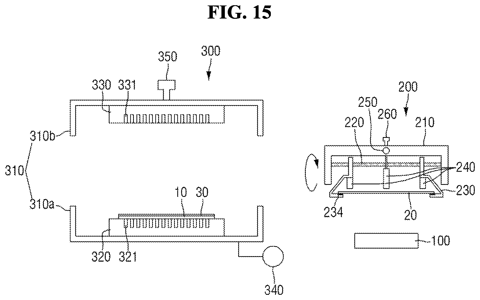 Patent US11780216 Figure 15 – Apparatus for manufacturing display device and method for manufacturing display device