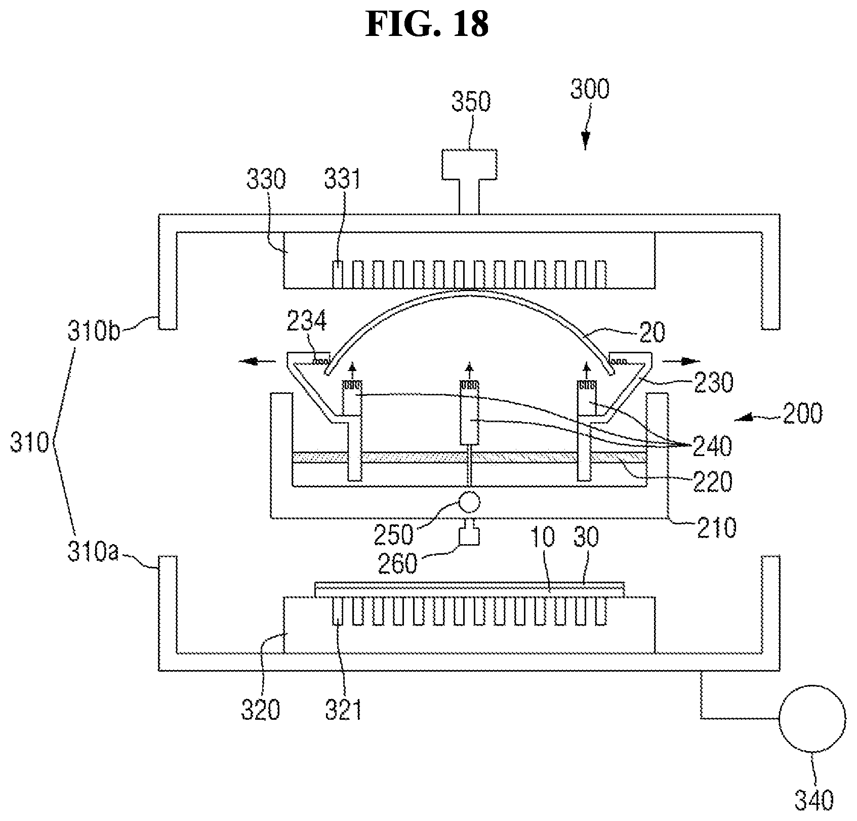 Patent US11780216 Figure 18 – Apparatus for manufacturing display device and method for manufacturing display device
