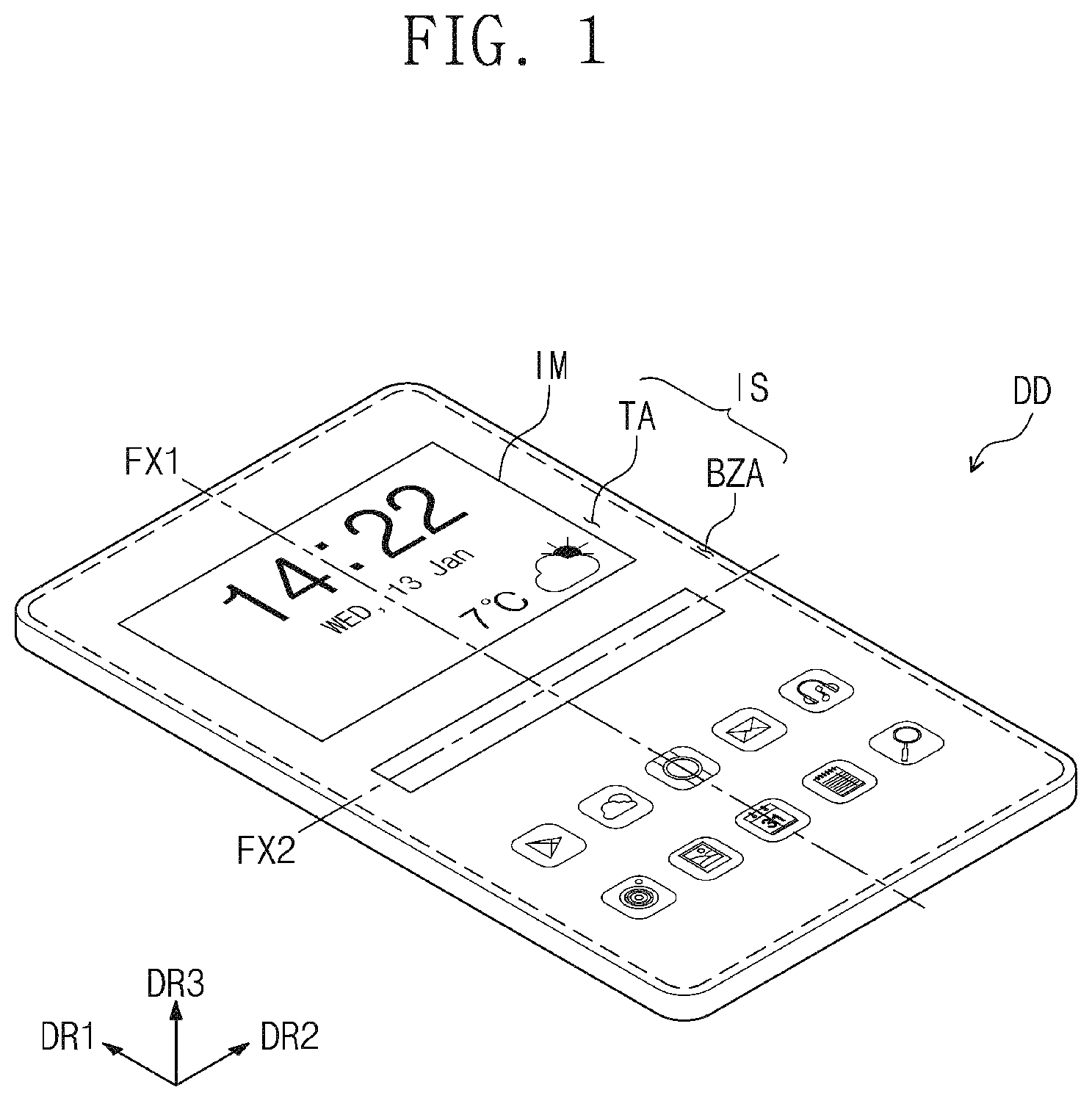 Patent US11780217 Figure 1 – Dummy removal device and method of driving the same