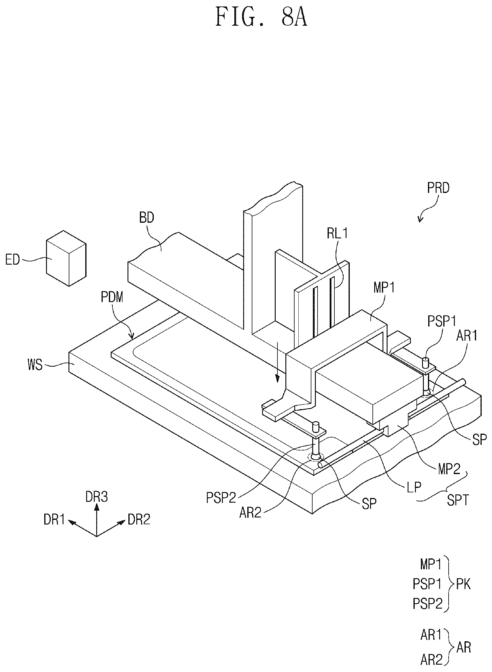 Patent US11780217 Figure 8 – Dummy removal device and method of driving the same