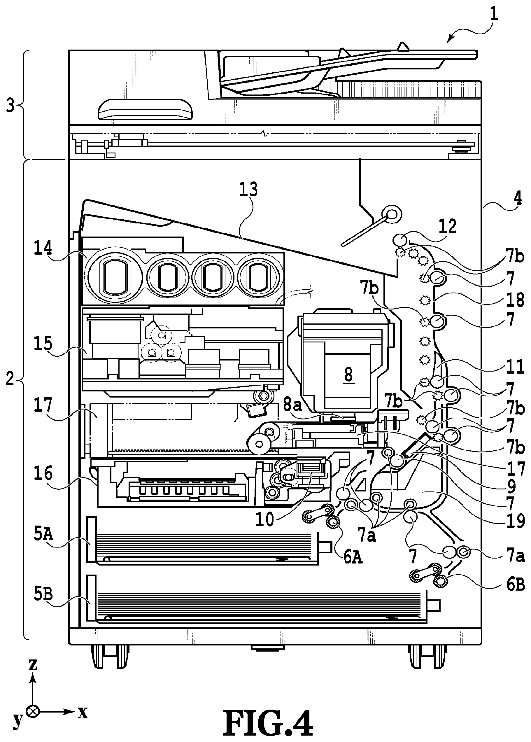 Patent US11780224 Figure 4 – Printing apparatus