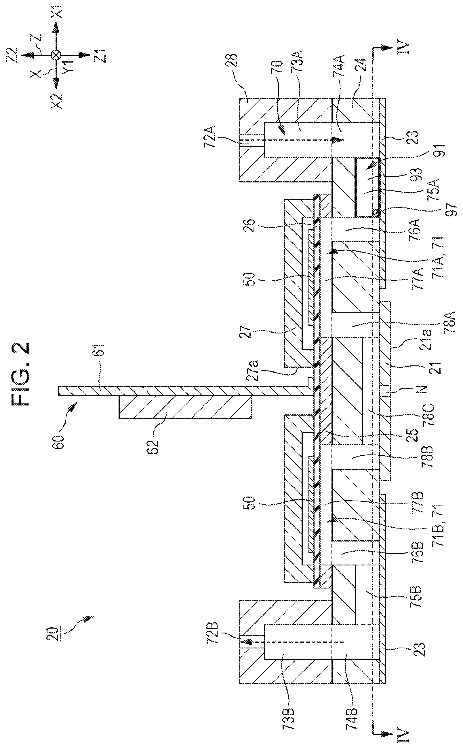 Patent US11780225 Figure 2 – Liquid discharging head and liquid discharging apparatus
