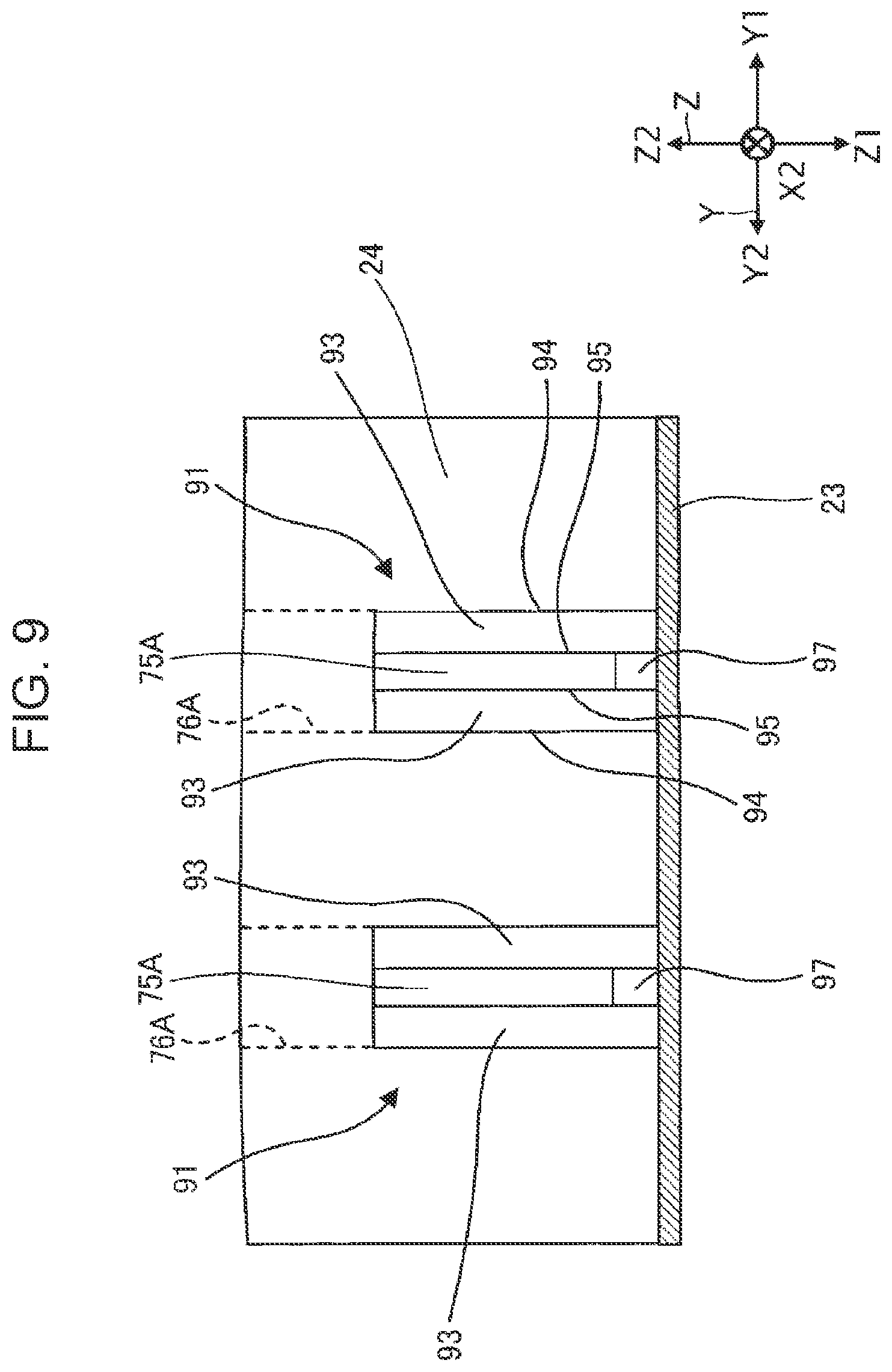 Patent US11780225 Figure 9 – Liquid discharging head and liquid discharging apparatus