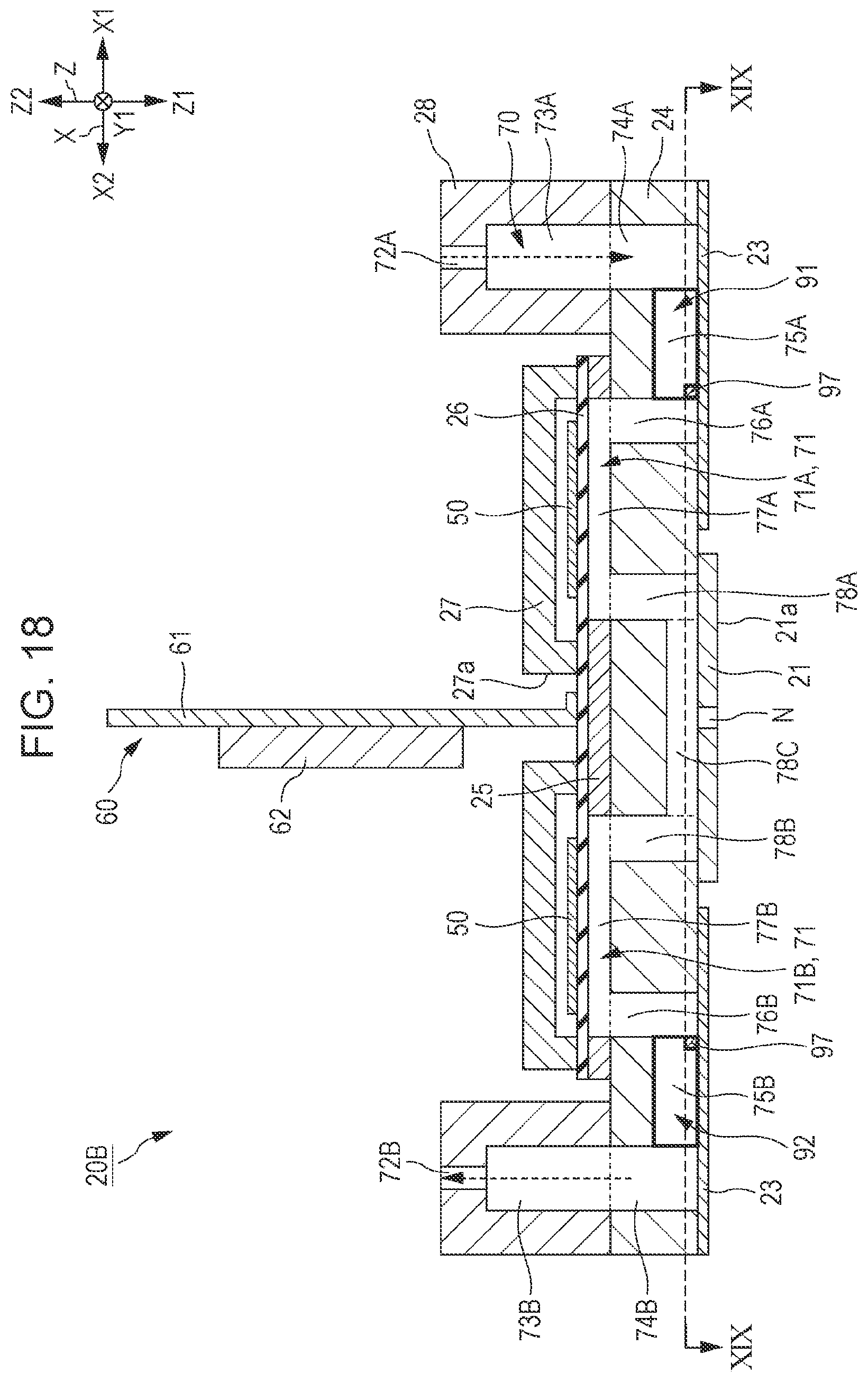 Patent US11780225 Figure 18 – Liquid discharging head and liquid discharging apparatus
