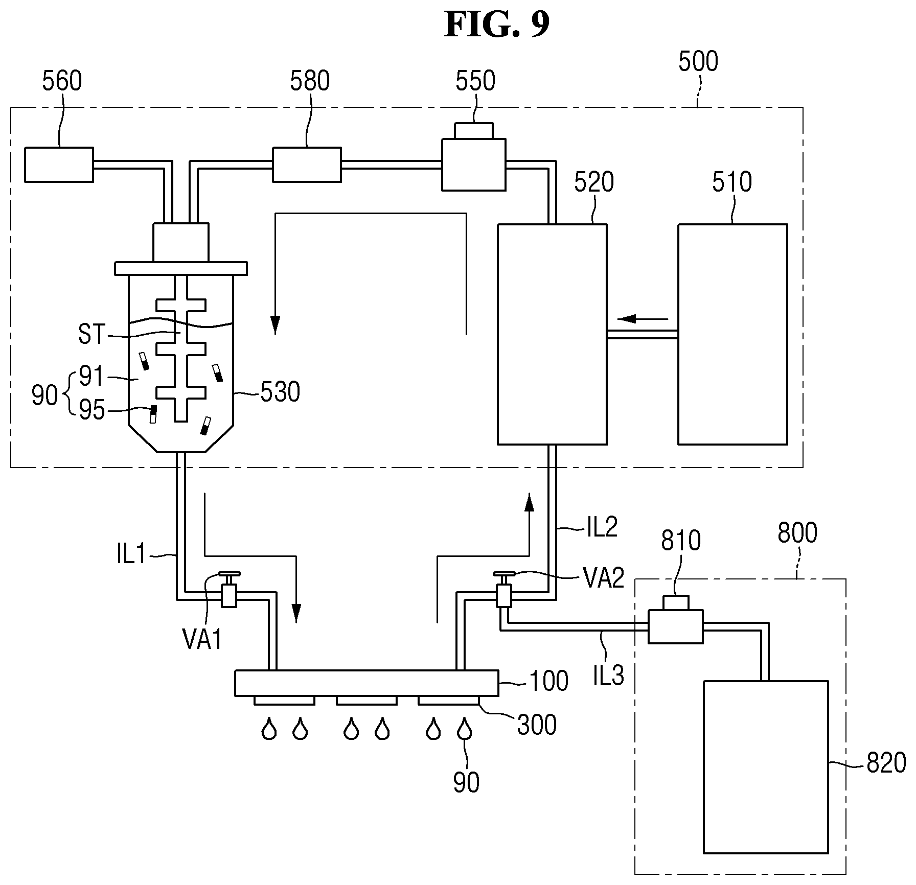 Patent US11780229 Figure 8 – Inkjet printing device and method of addressing non-discharge therein