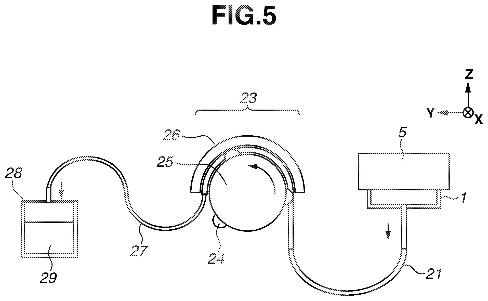 Patent US11780231 Figure 5 – Ejection apparatus and wiping method
