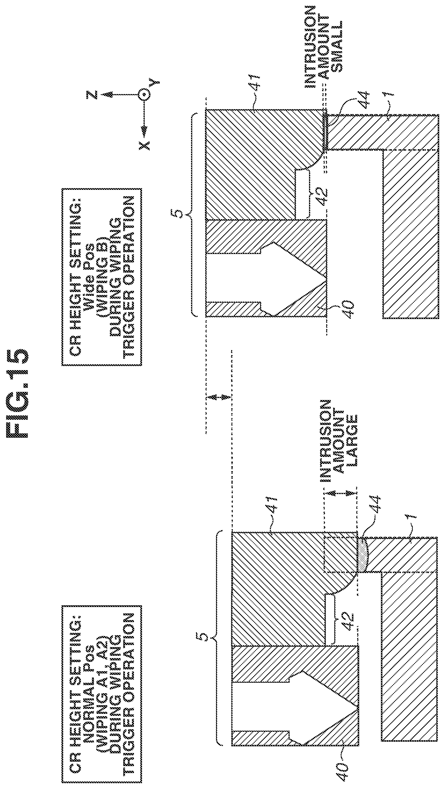Patent US11780231 Figure 15 – Ejection apparatus and wiping method