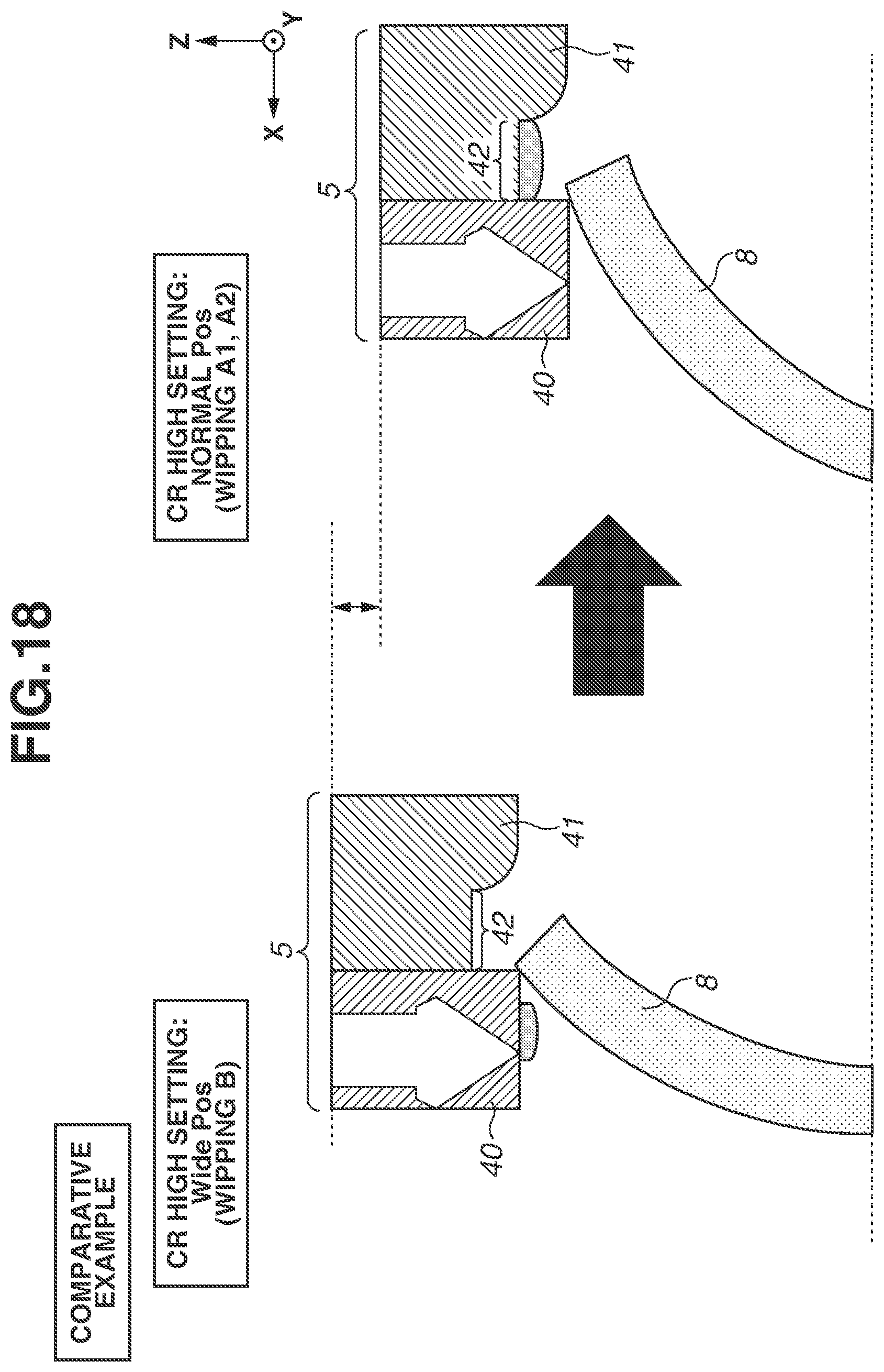 Patent US11780231 Figure 18 – Ejection apparatus and wiping method