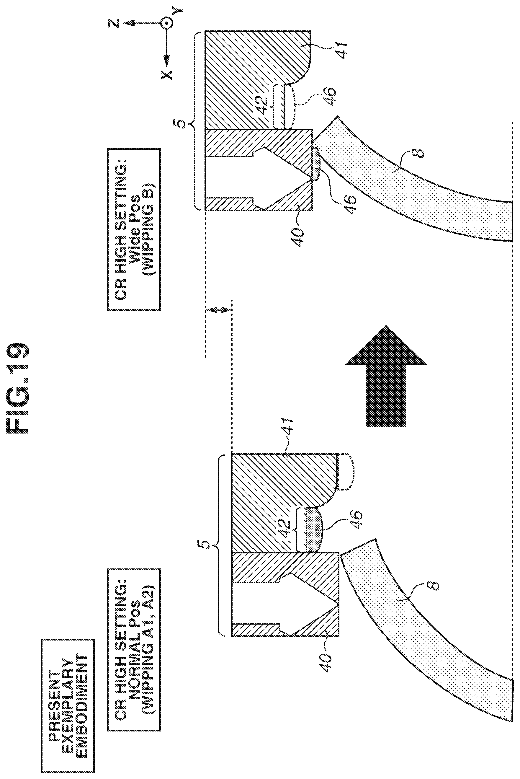 Patent US11780231 Figure 19 – Ejection apparatus and wiping method
