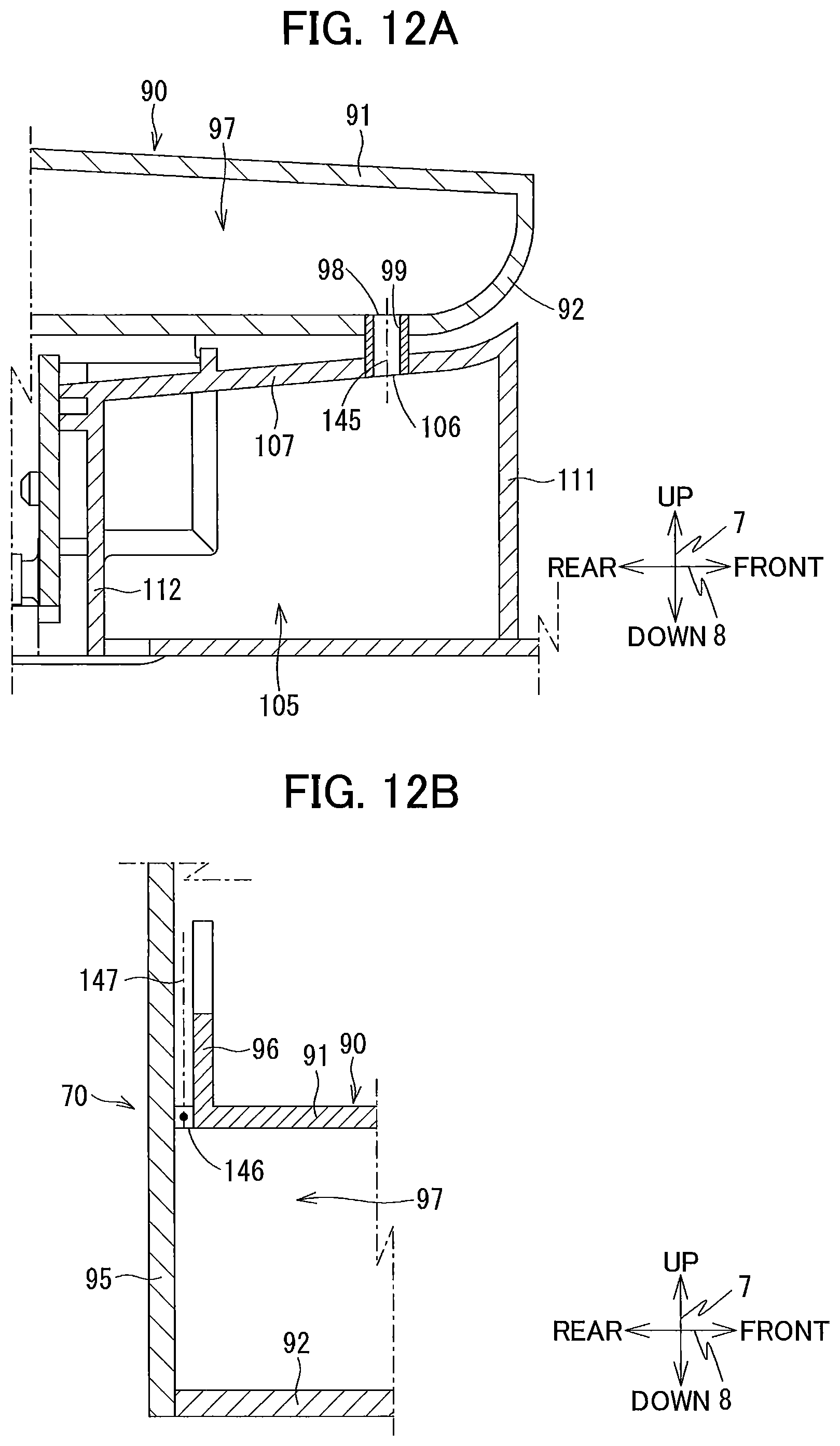 Patent US11780232 Figure 12 – Image recording apparatus comprising liquid supplying device having tank and cartridge