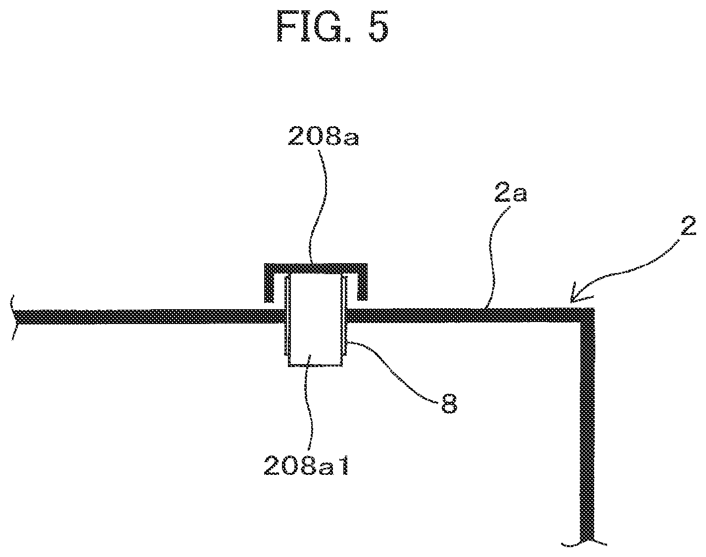Patent US11780235 Figure 5 – Replenishable liquid storage tank including backpressure application member, and image-forming apparatus provided with the same