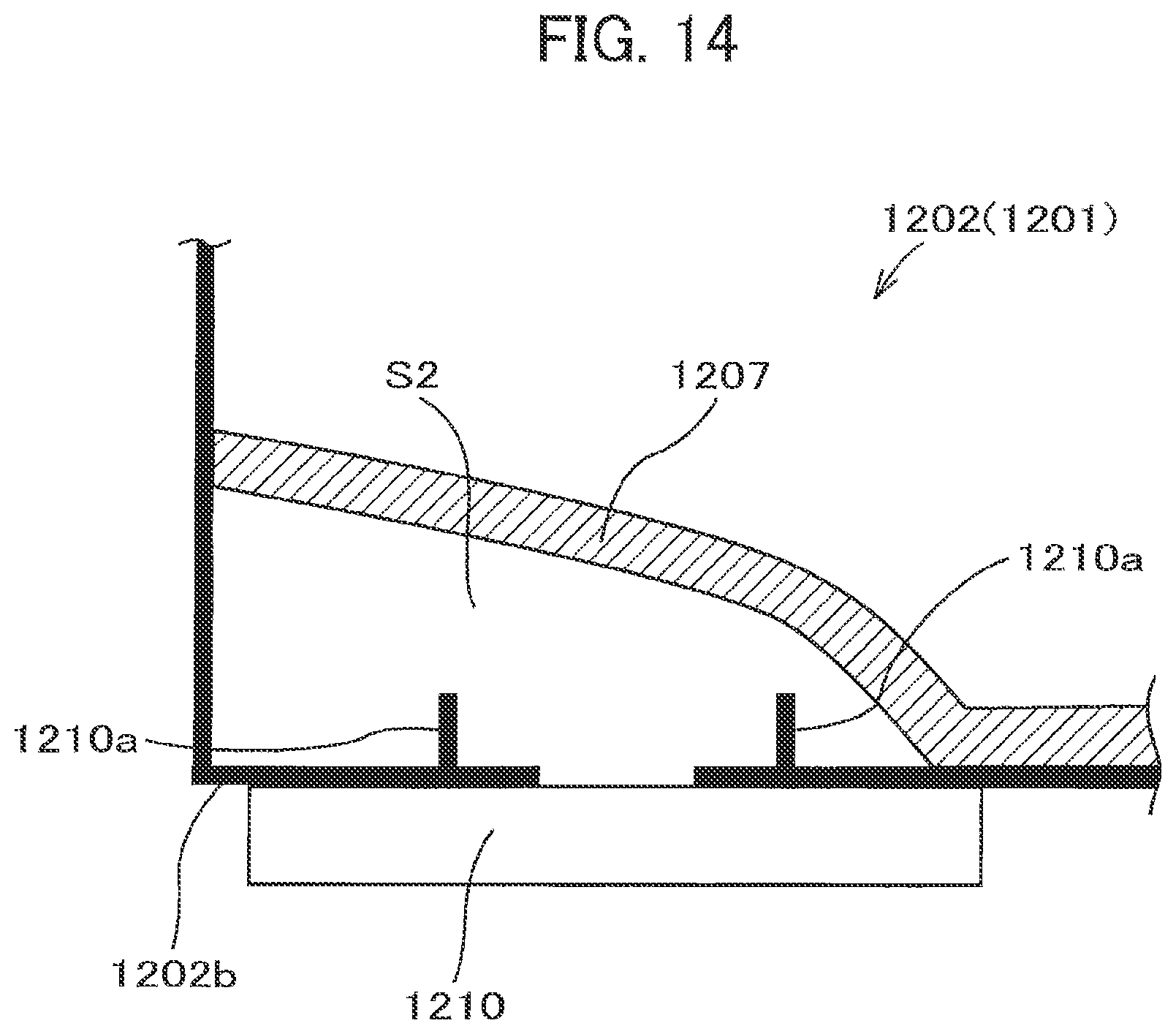 Patent US11780235 Figure 14 – Replenishable liquid storage tank including backpressure application member, and image-forming apparatus provided with the same