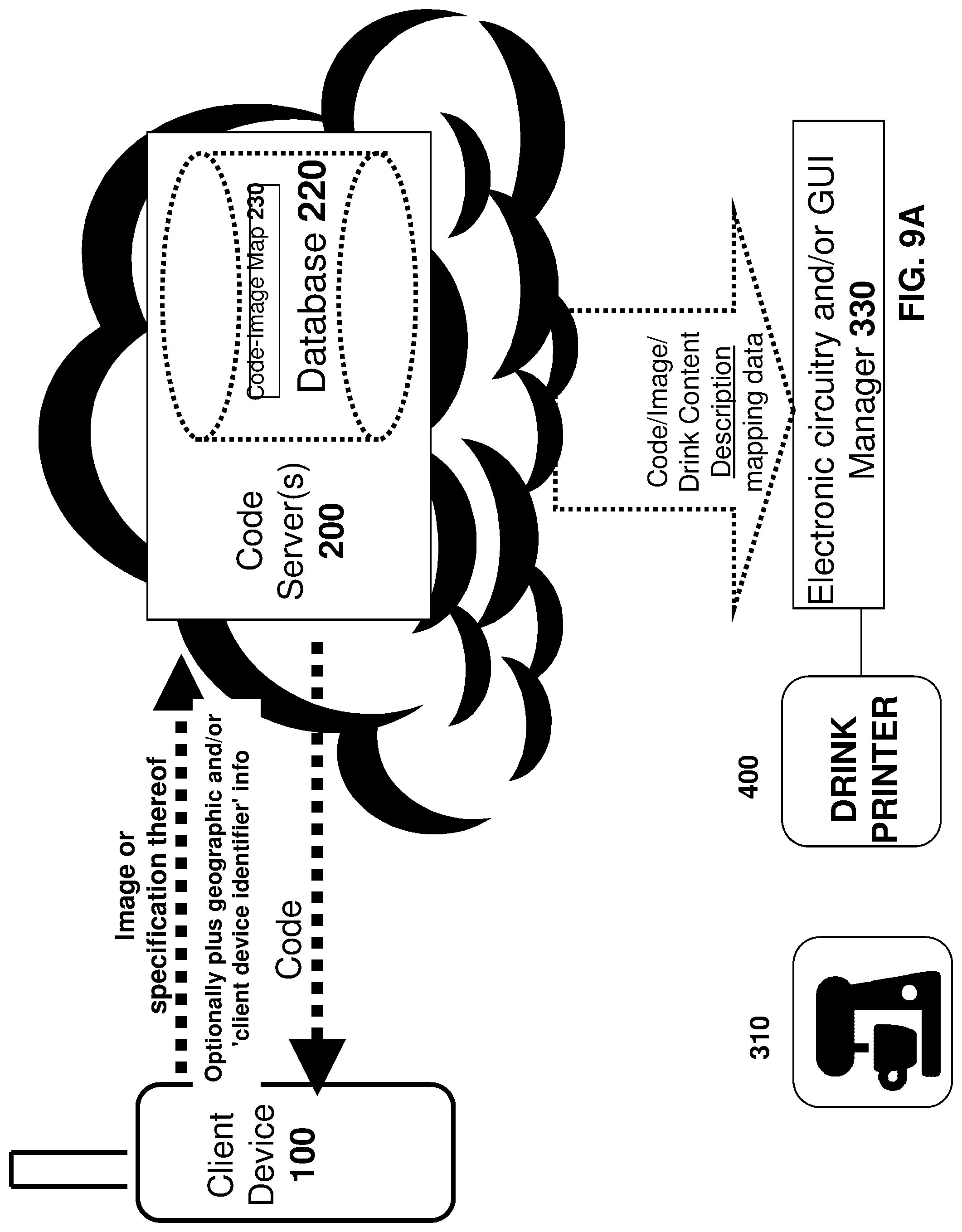Patent US11780237 Figure 17 – Method and apparatus for printing on a drink