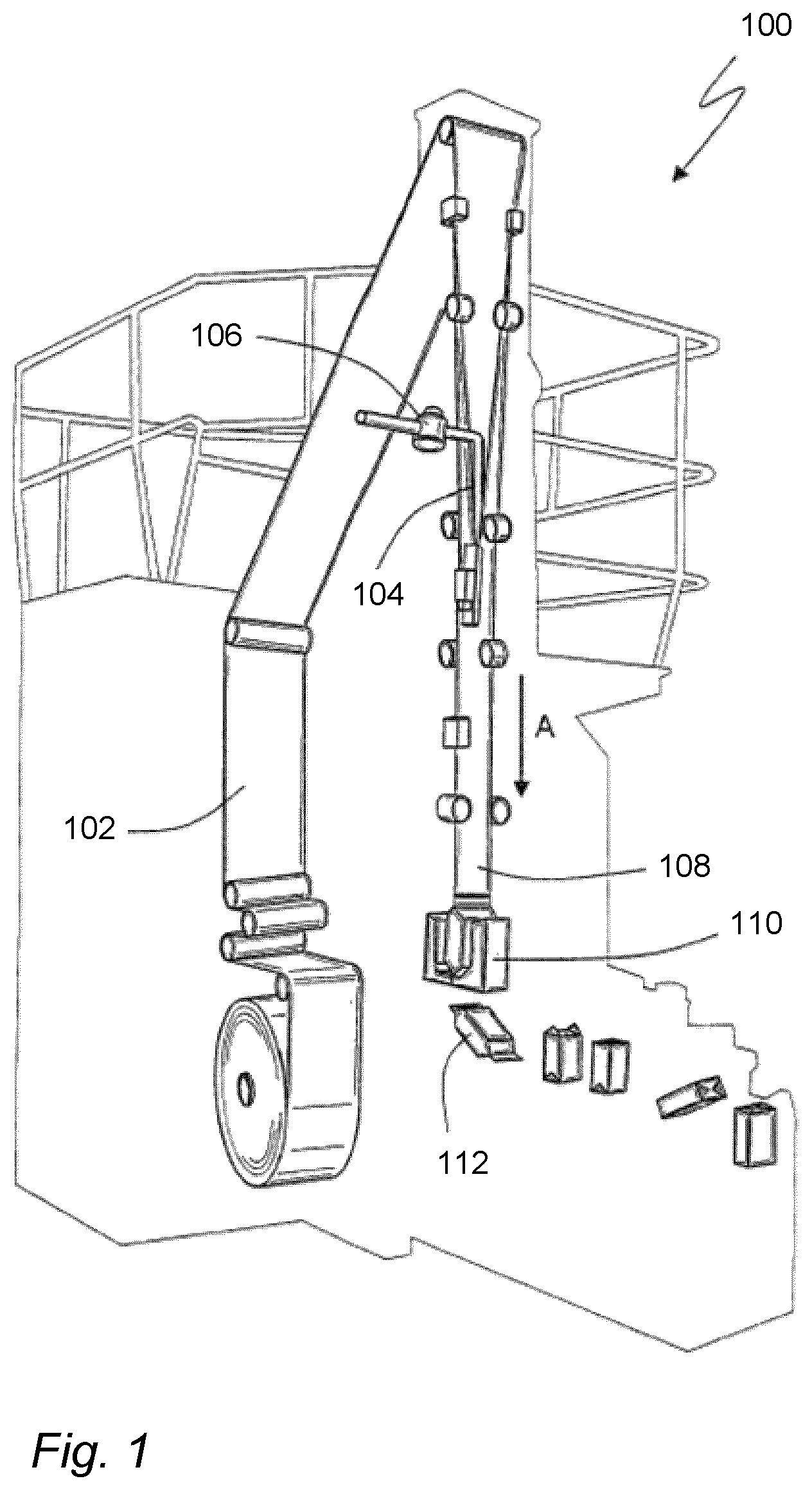 Patent US11780238 Figure 1 – Apparatus for digital printing of carton-based material and a method thereof