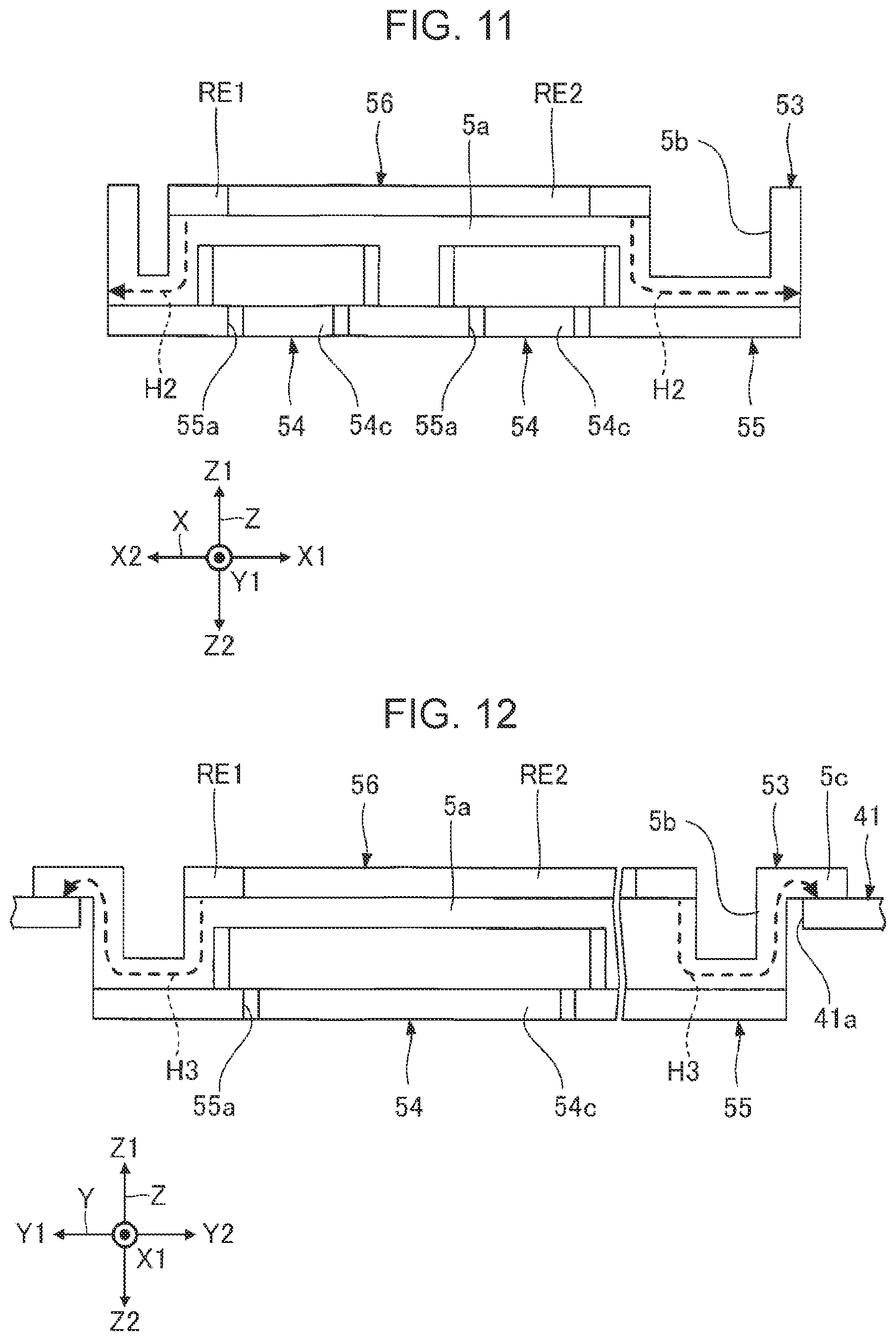 Patent US11780243 Figure 11 – Liquid ejecting head and liquid ejecting apparatus