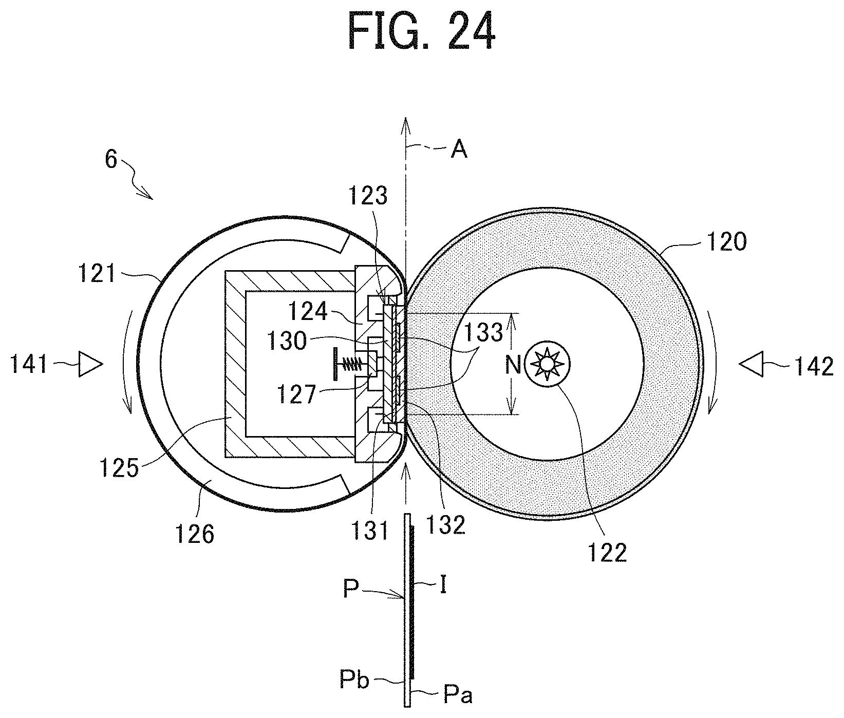 Patent US11780244 Figure 13 – Heating device, liquid applying apparatus, image forming apparatus, post-processing apparatus, and conveying device