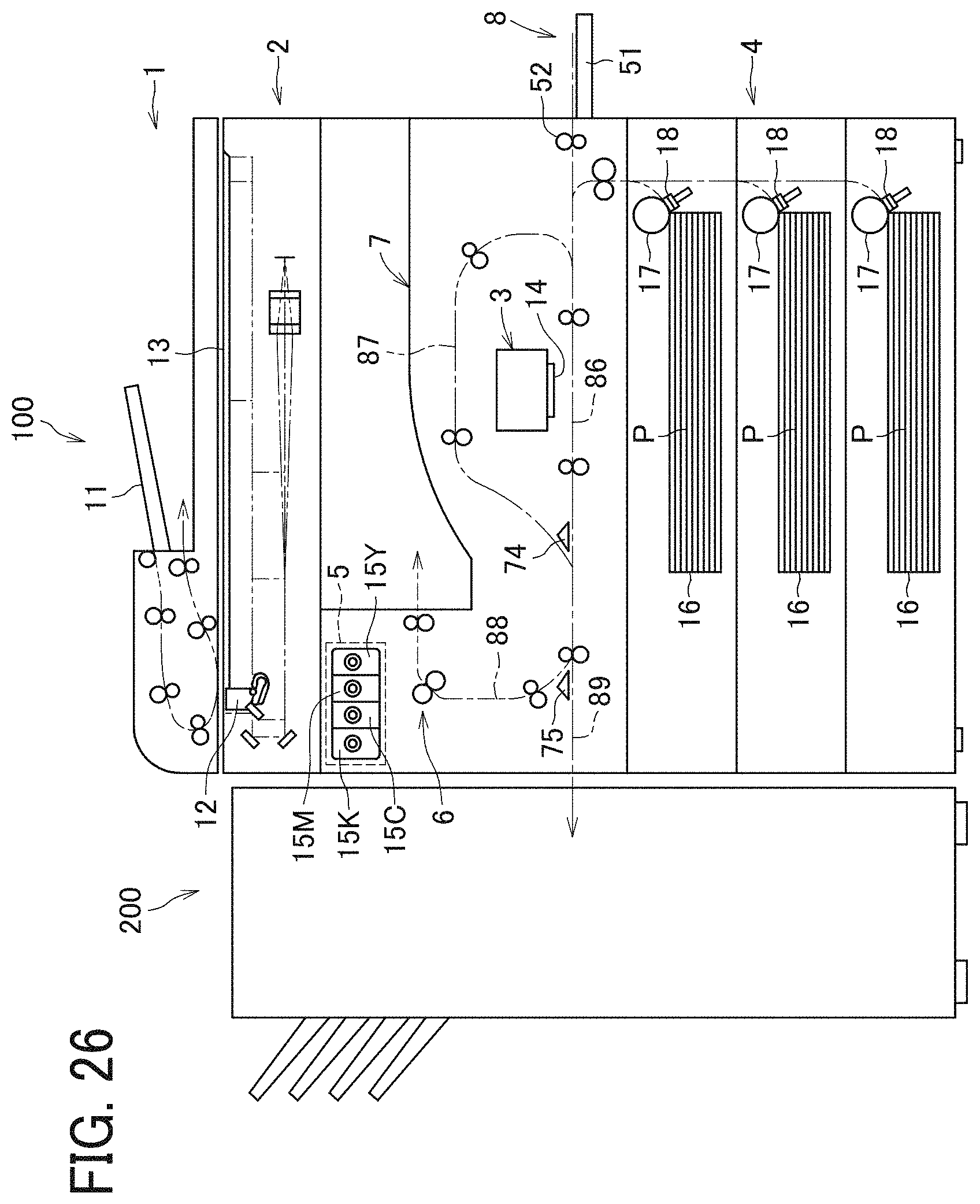 Patent US11780244 Figure 15 – Heating device, liquid applying apparatus, image forming apparatus, post-processing apparatus, and conveying device
