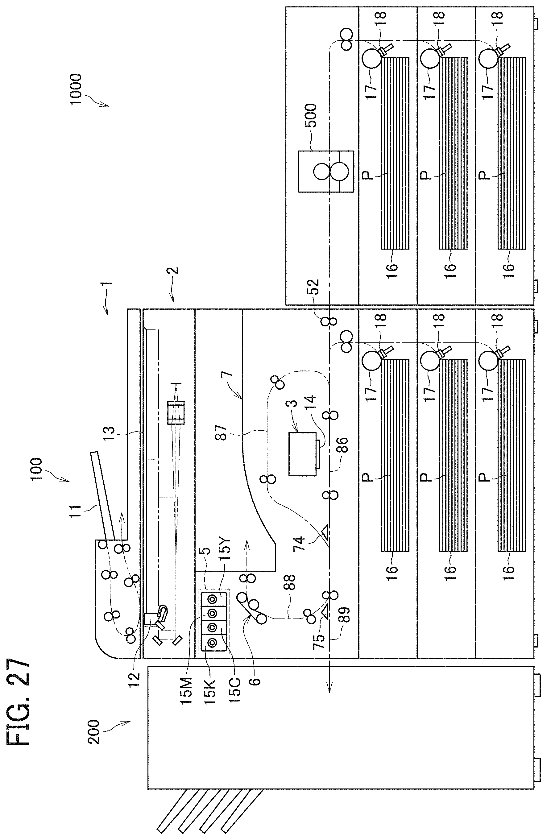 Patent US11780244 Figure 16 – Heating device, liquid applying apparatus, image forming apparatus, post-processing apparatus, and conveying device