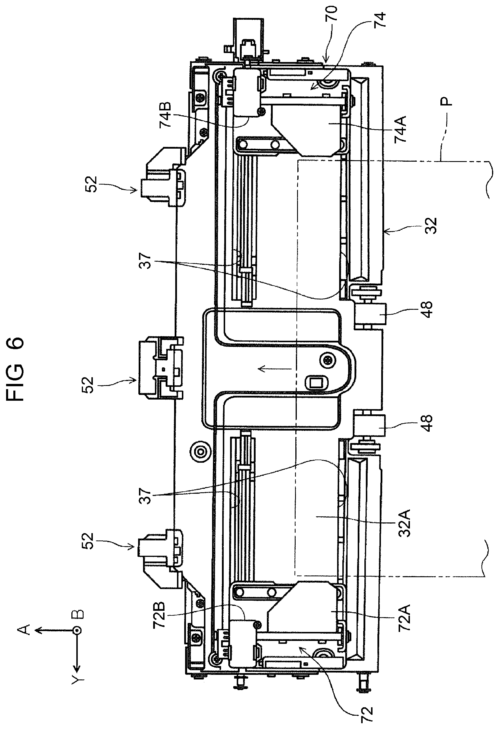 Patent US11780246 Figure 5 – Post-processing device and recording system