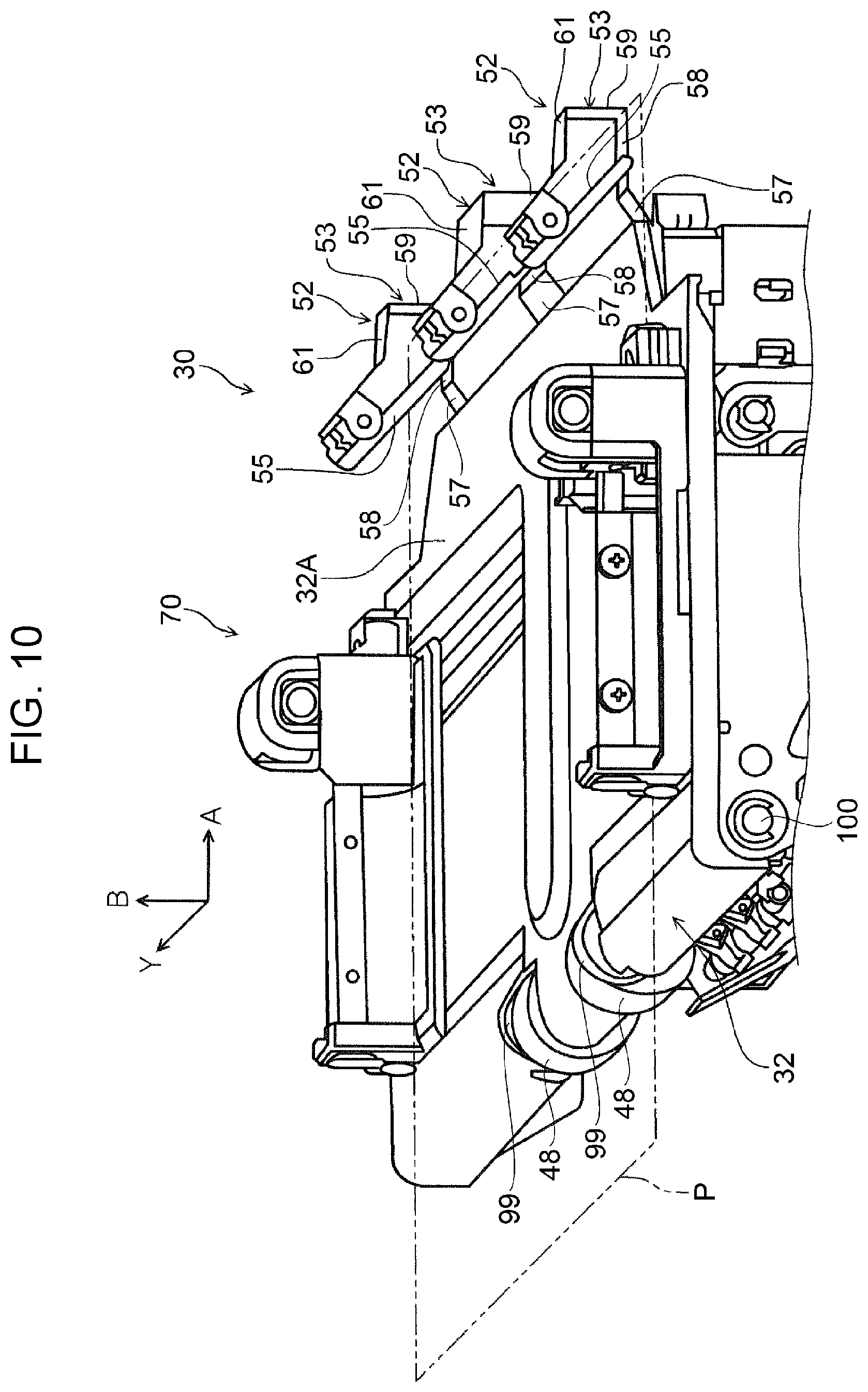 Patent US11780246 Figure 9 – Post-processing device and recording system
