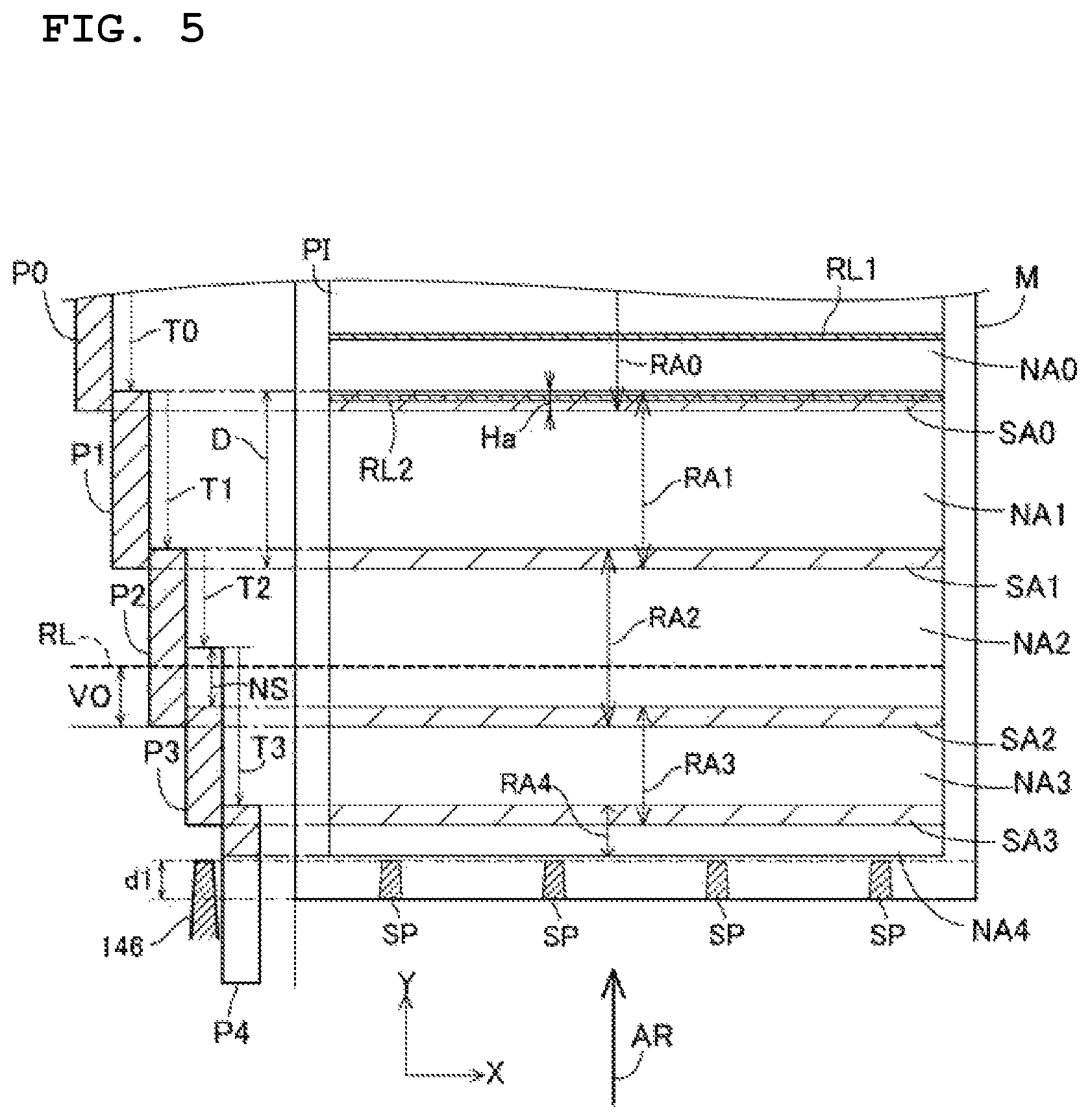 Patent US11780249 Figure 5 – Printer and non-transitory computer-readable medium storing program