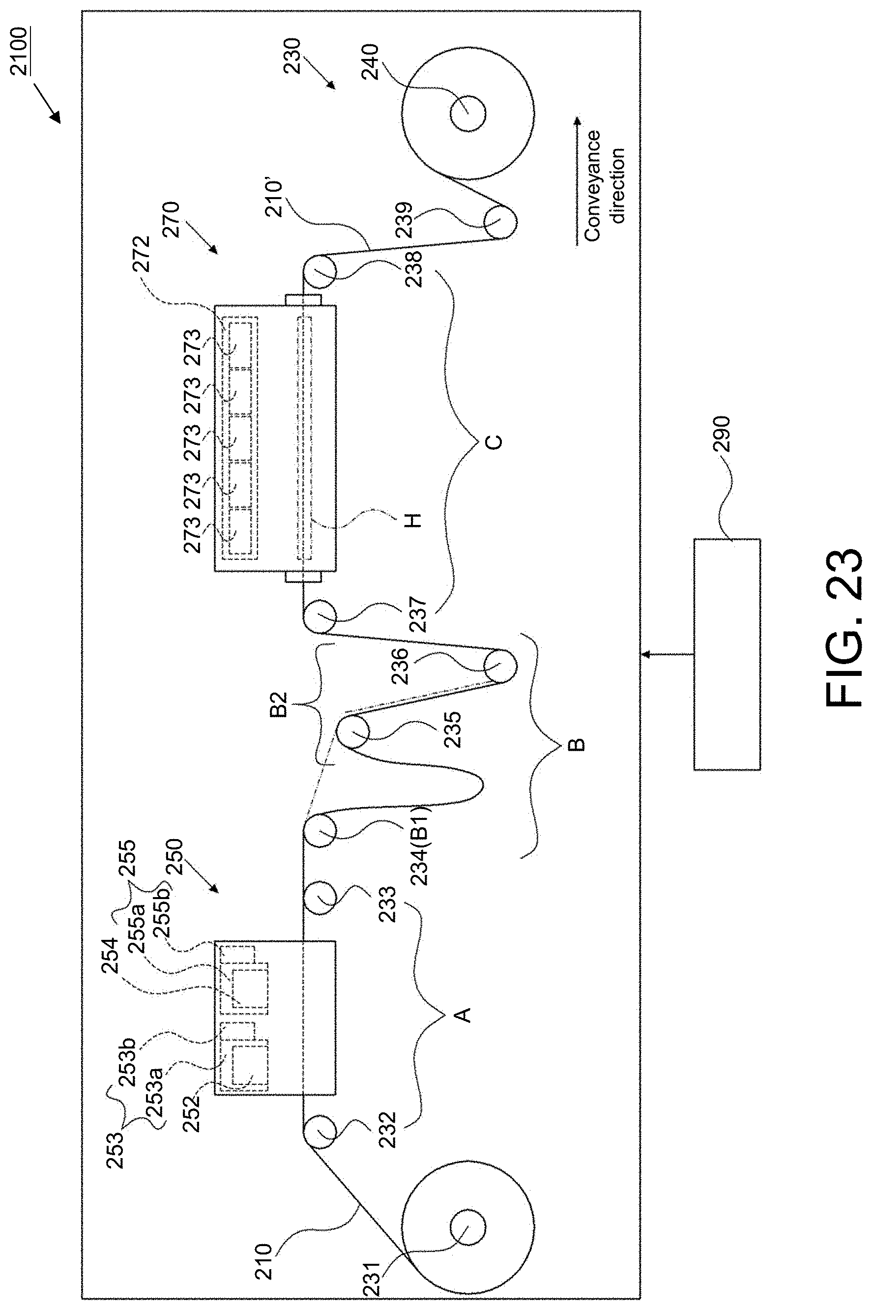 Patent US11780251 Figure 14 – Manufacturing method for printed matter, manufacturing method for foam, foaming inhibition ink, forming method for three-dimensional formed object, and forming system for three-dimensional formed object