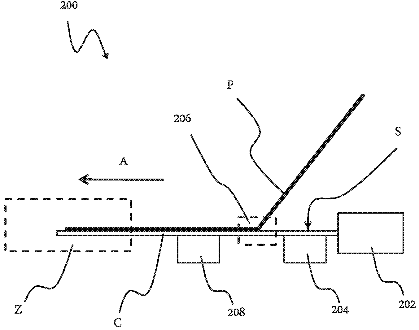 Patent US11780252 Figure 2 – Method and device for reducing distortion while printing on a flexible print medium