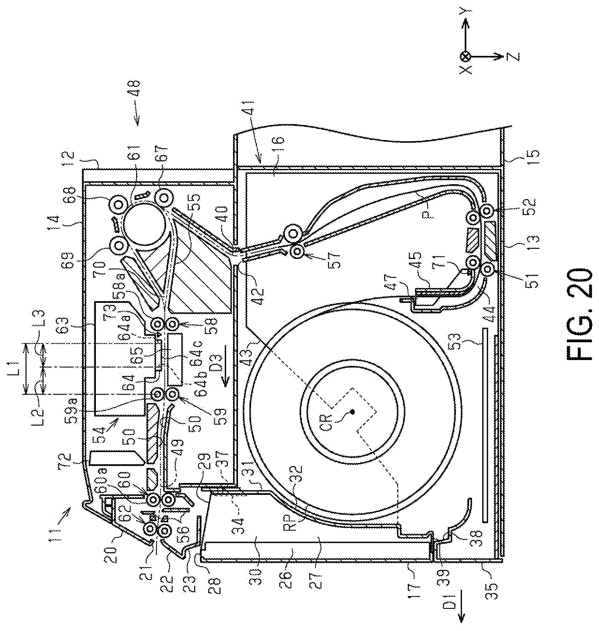 Patent US11780253 Figure 20 – Printer and control method of printer