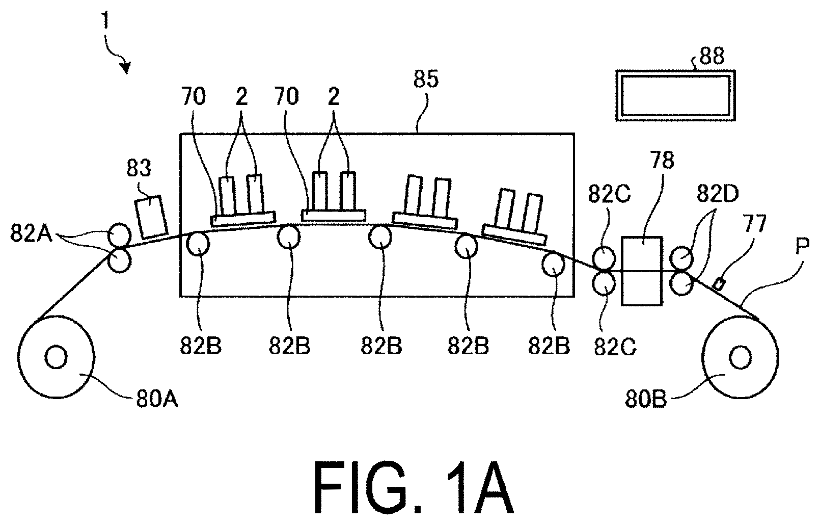 Patent US11780254 Figure 1 – Liquid discharge head and recording device