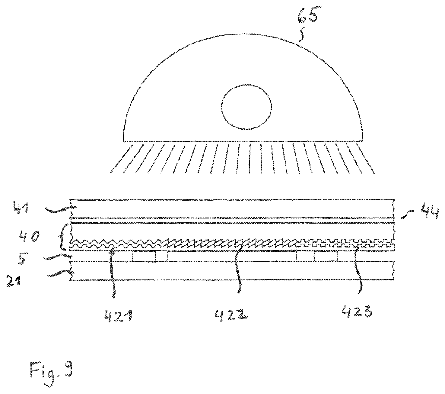 Patent US11780257 Figure 8 – Method for producing a laminated body and a laminating film and laminated body and laminating film