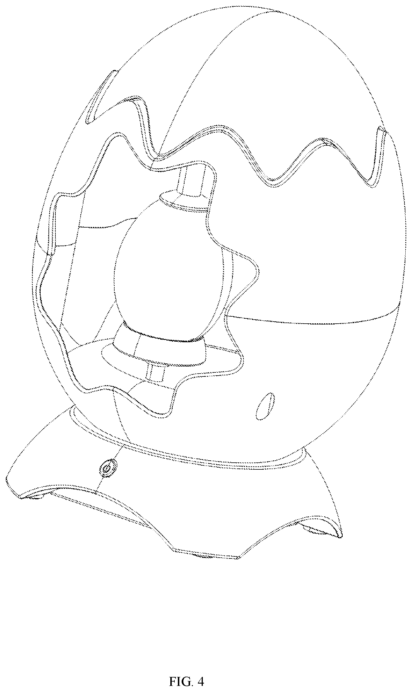 Patent US11780261 Figure 4 – Egg-drawing toy with adjustable support