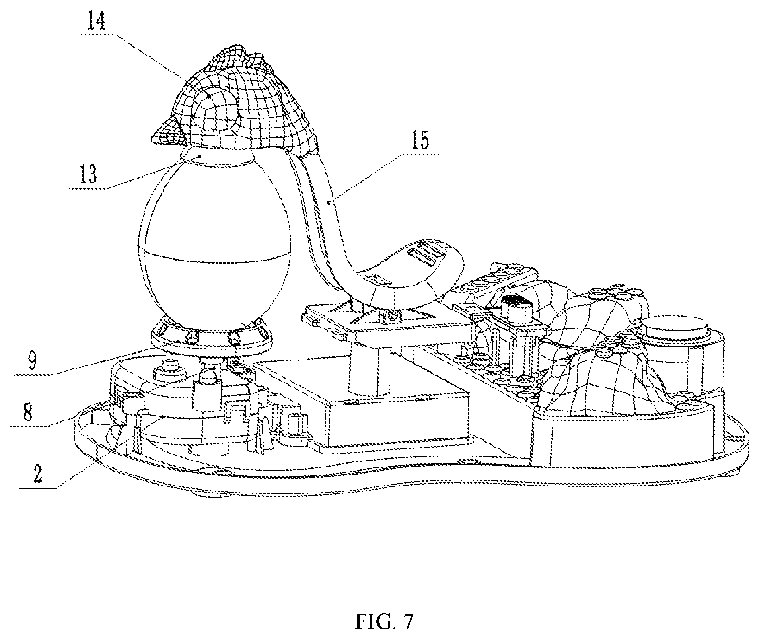 Patent US11780261 Figure 7 – Egg-drawing toy with adjustable support