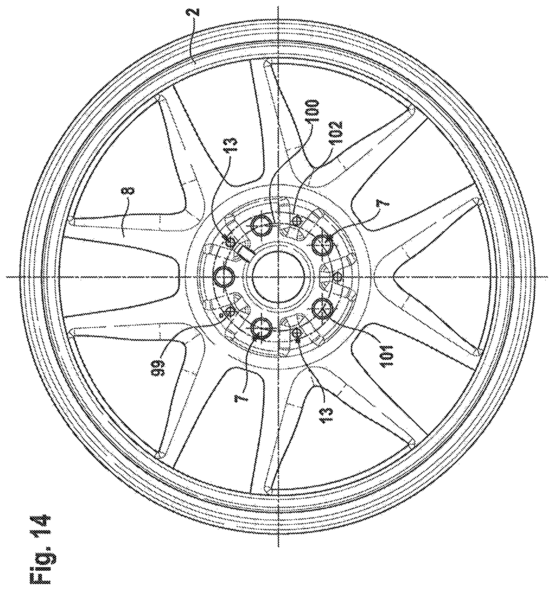 Patent US11780264 Figure 14 – Emergency wheel