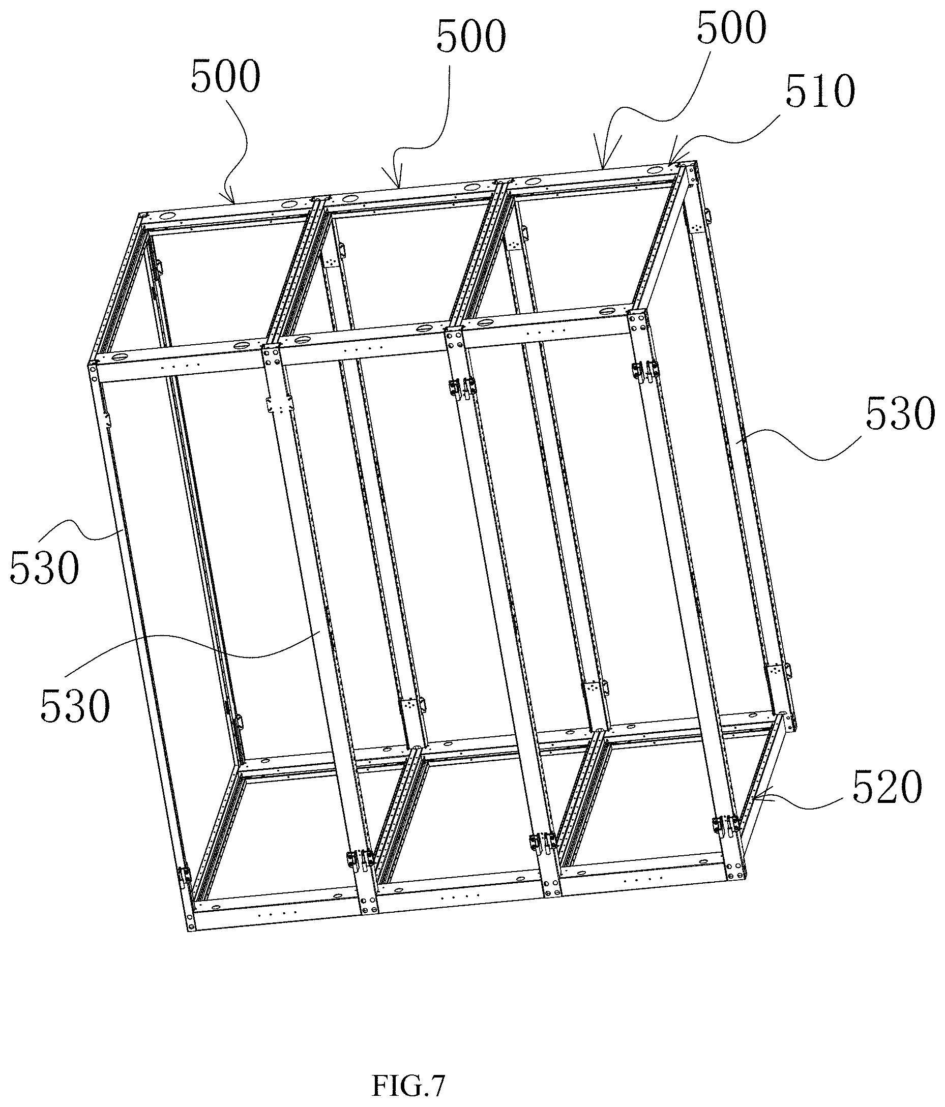Patent US11780265 Figure 6 – Truckle structure and cabinet