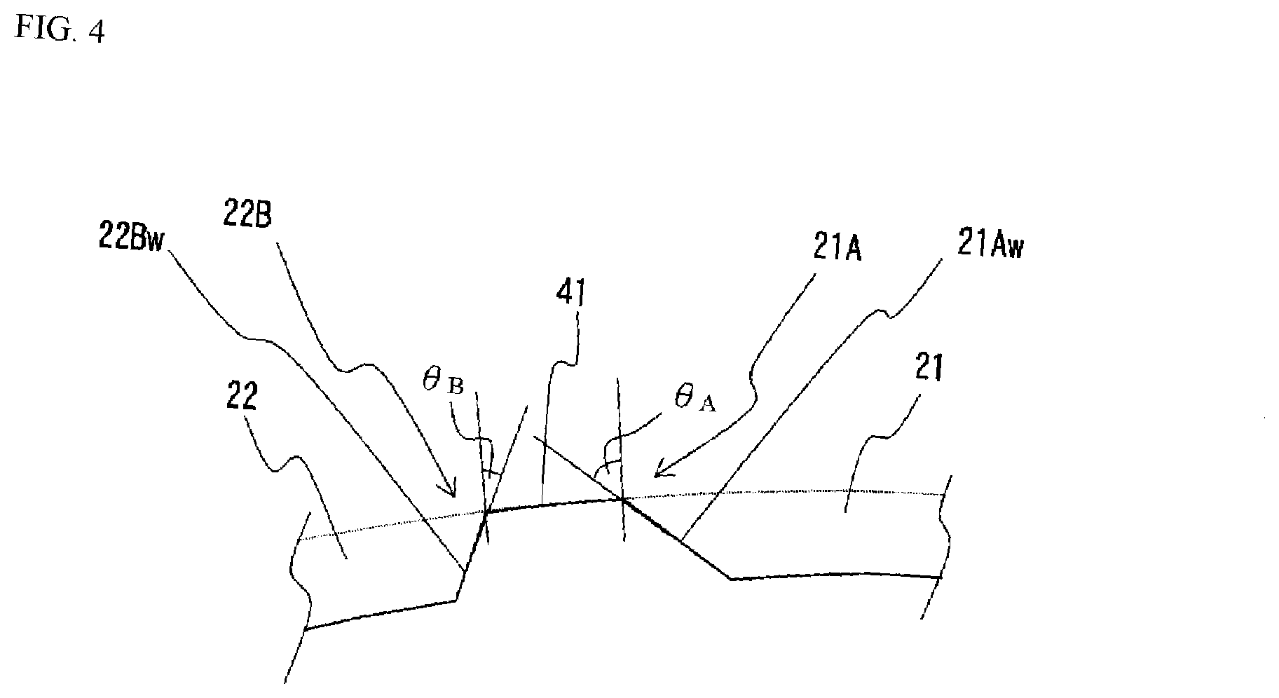 Patent US11780269 Figure 4 – Pneumatic tire for motorcycle