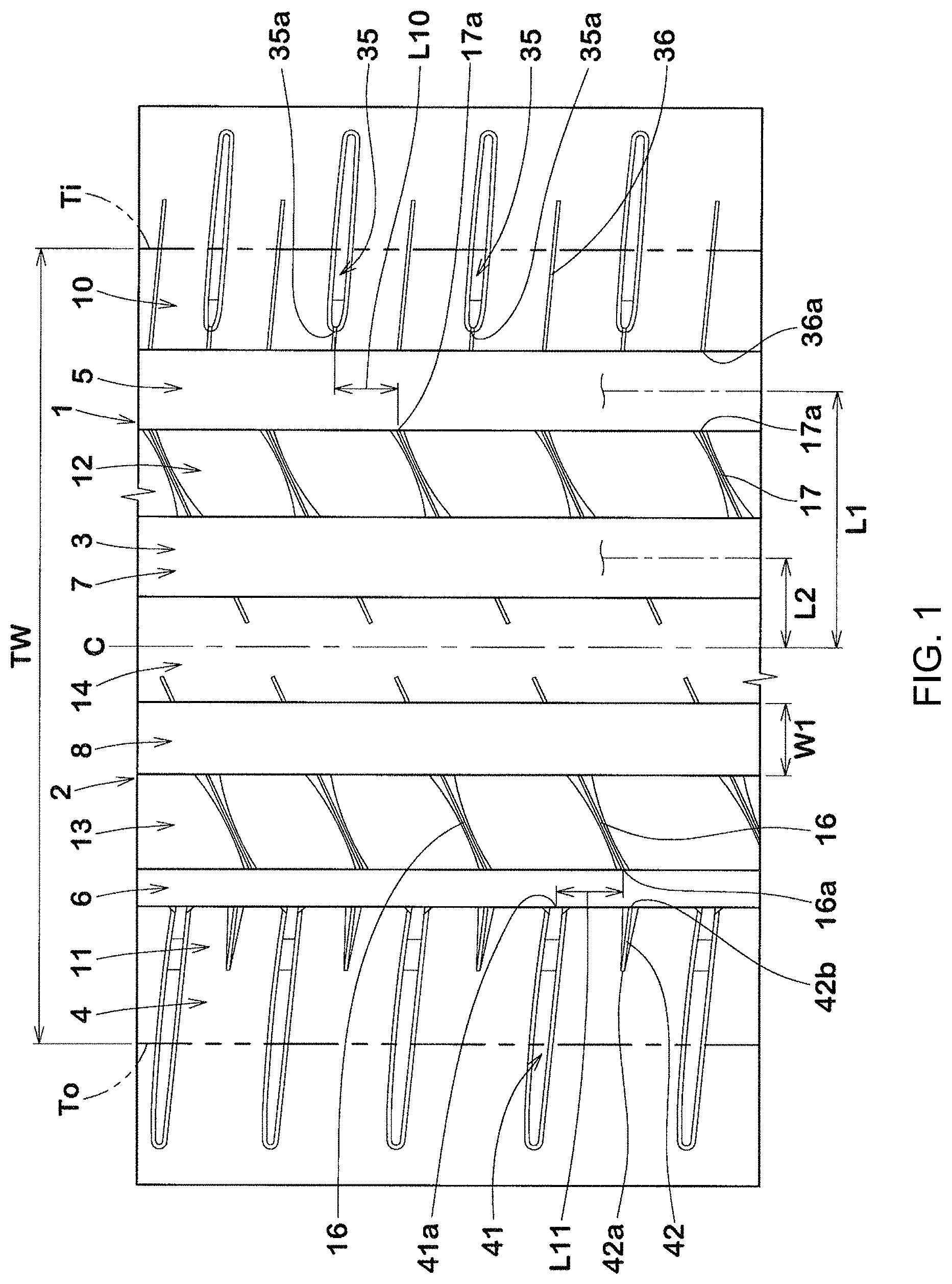 Patent US11780271 Figure 1 – Tire