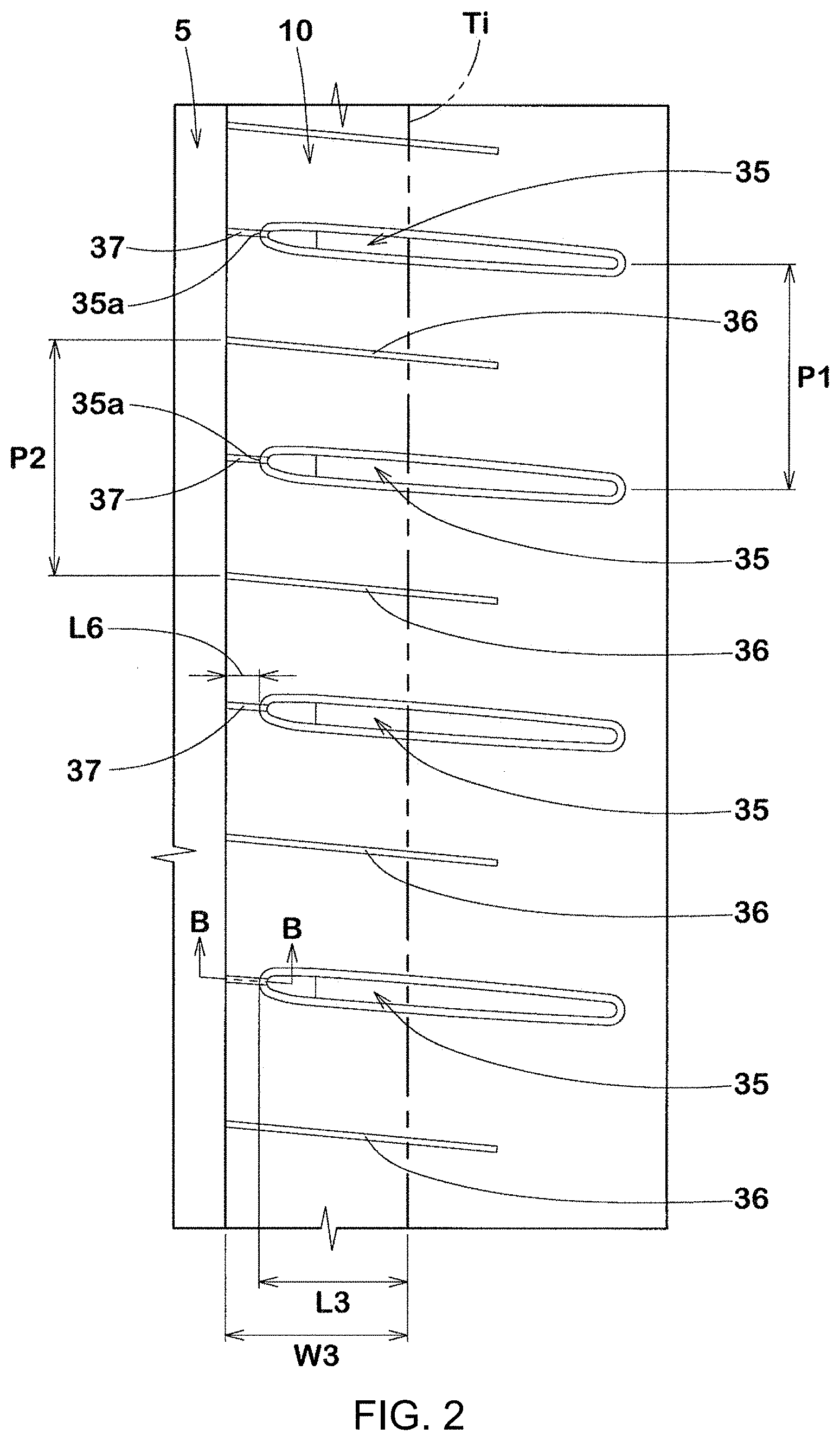 Patent US11780271 Figure 2 – Tire